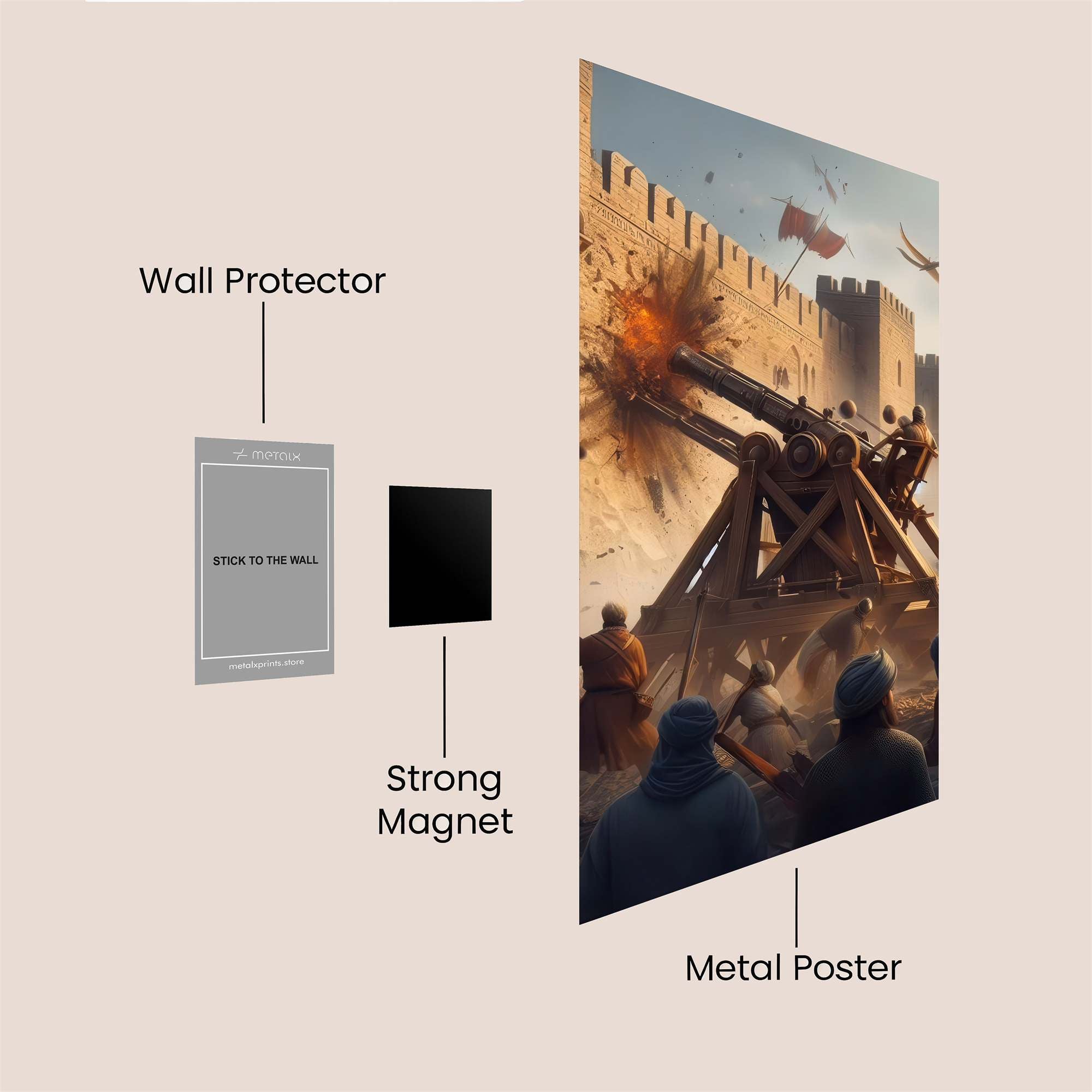 Siege Fury Safe Wall Magnetic / M