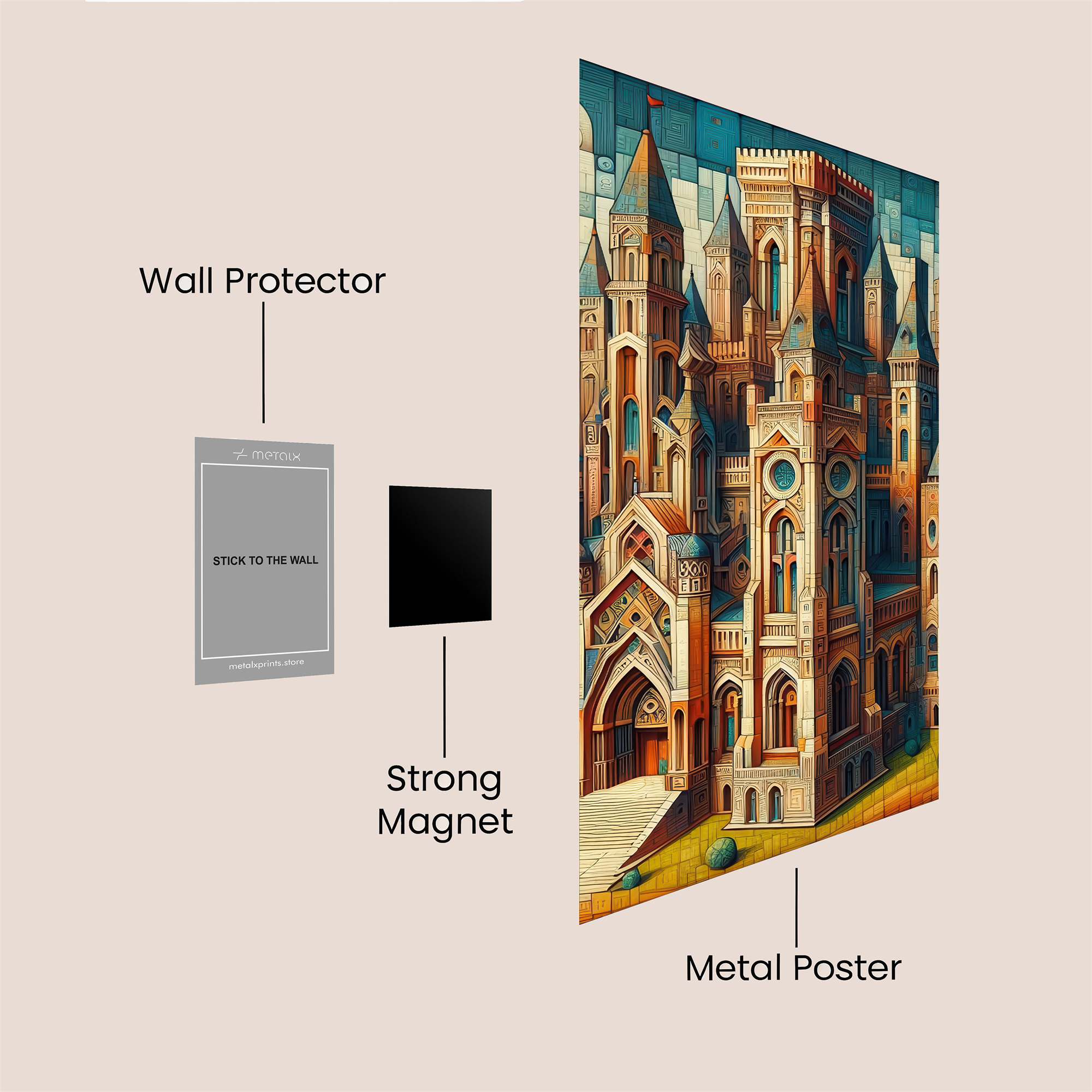 Gothic Dream Safe Wall Magnetic / M