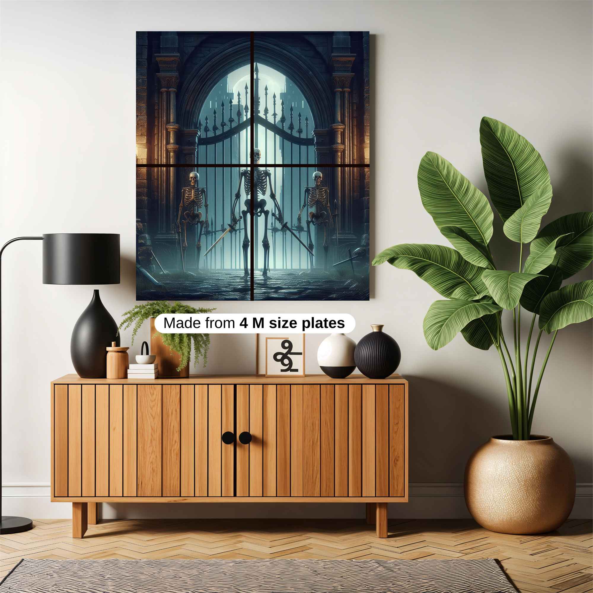 Skeleton Guard Safe Wall Magnetic / M