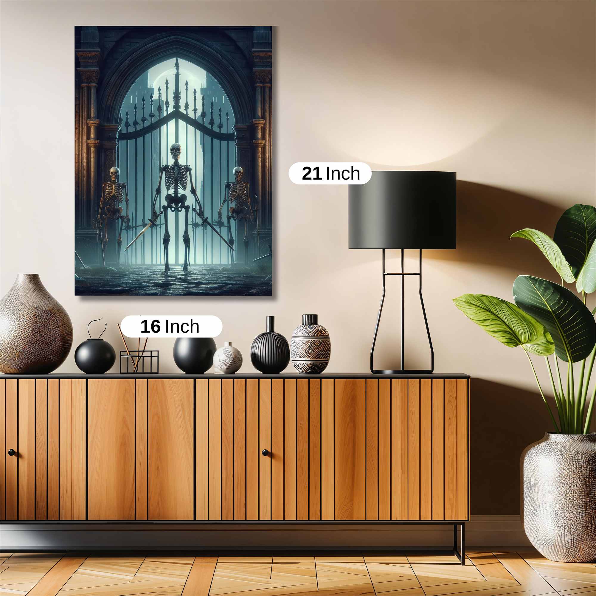 Skeleton Guard Safe Wall Magnetic / M