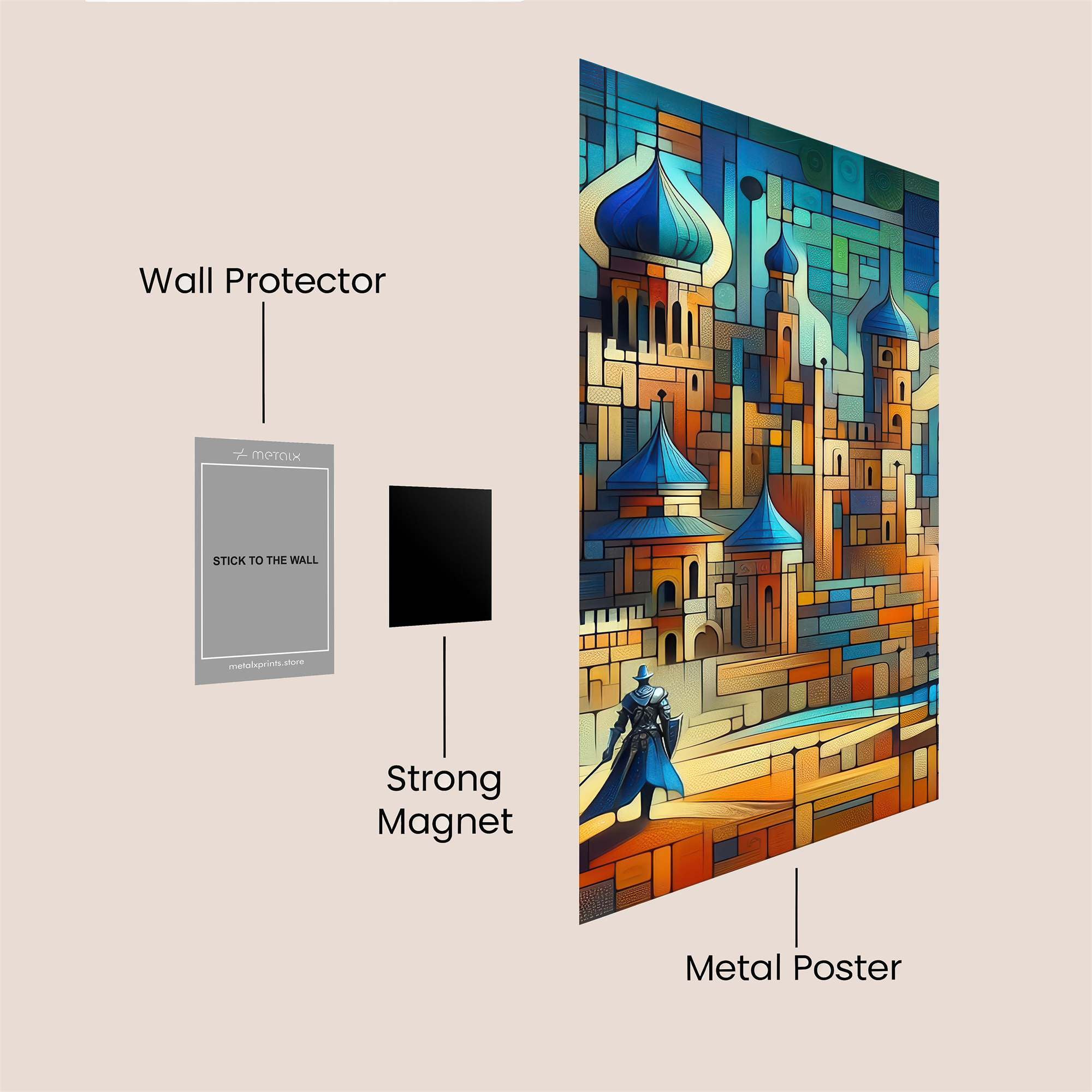 Knightly Dream Safe Wall Magnetic / M