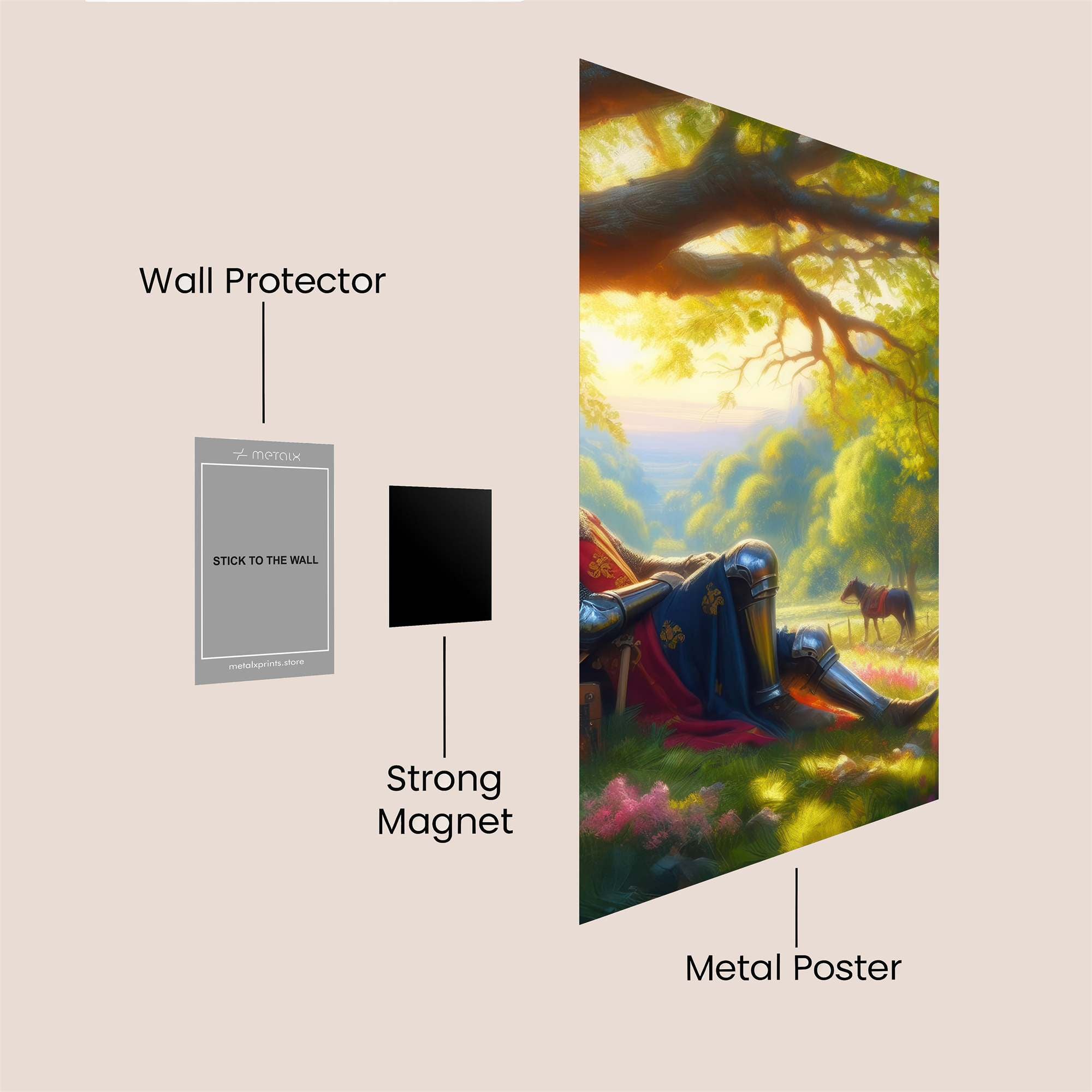 Knight Serenity Safe Wall Magnetic / M
