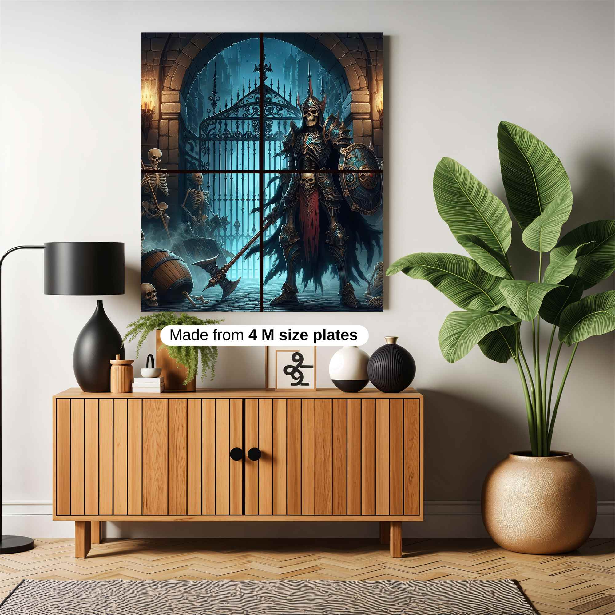 Skeleton Sentinel Safe Wall Magnetic / M