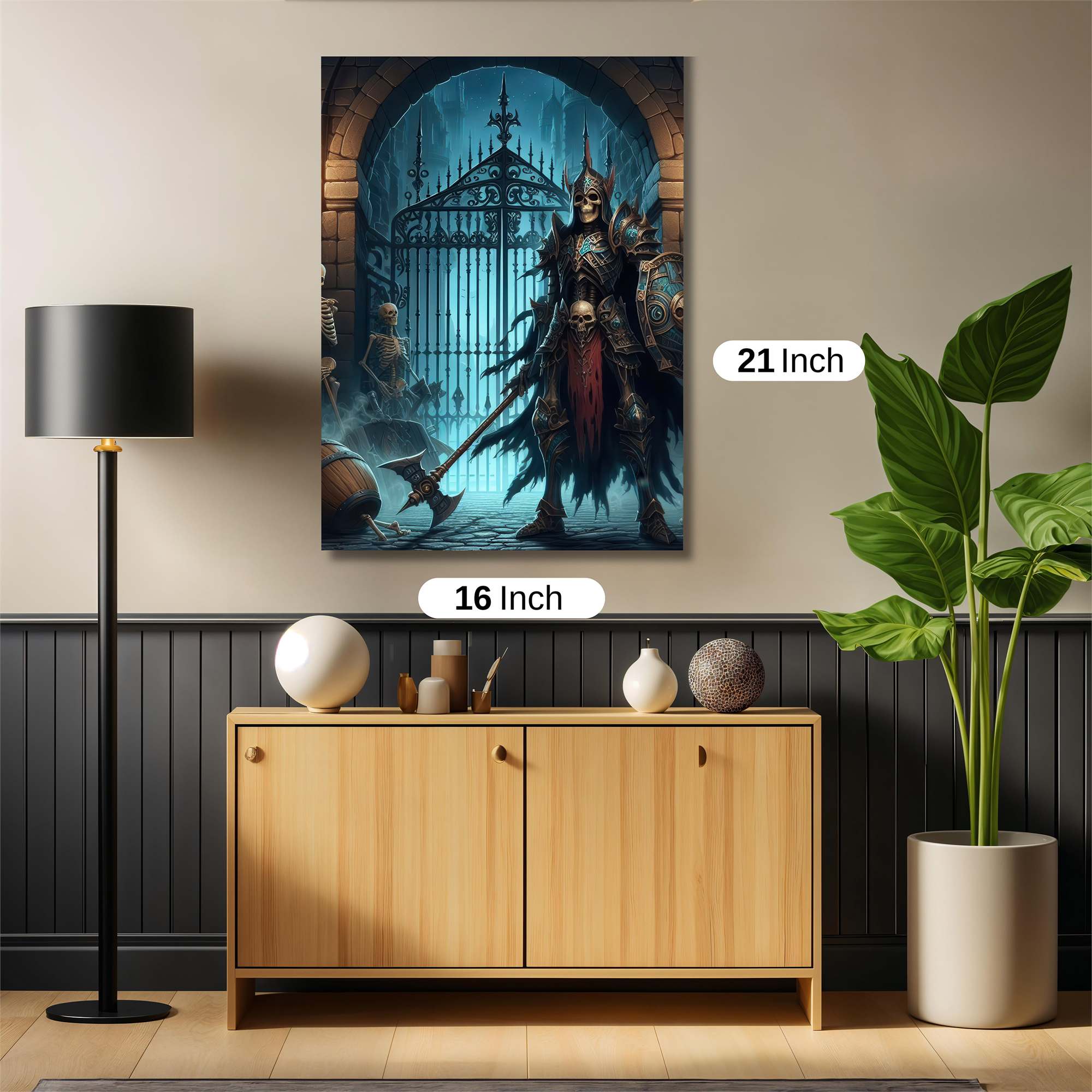 Skeleton Sentinel Safe Wall Magnetic / M