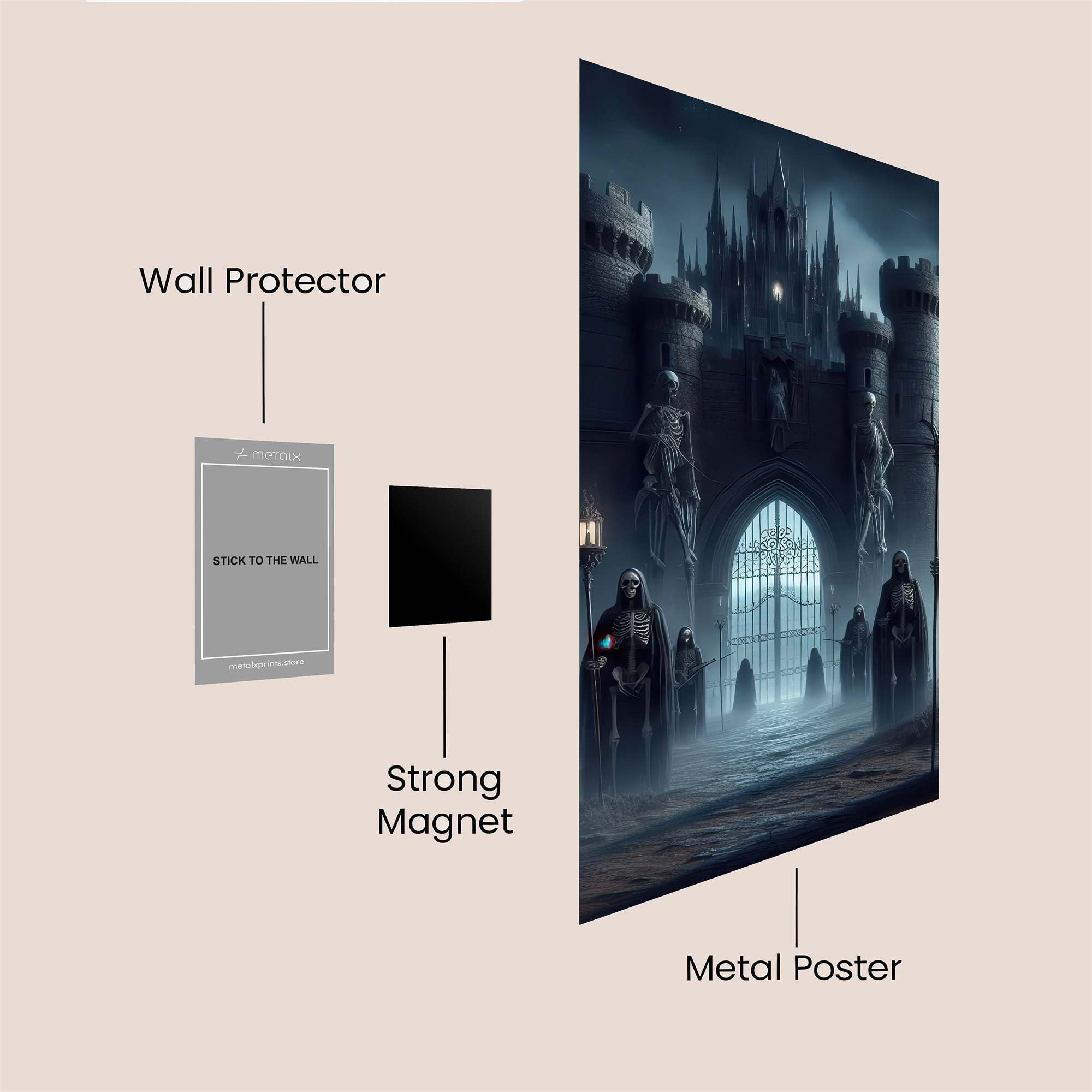 Necropolis Gloom Safe Wall Magnetic / M