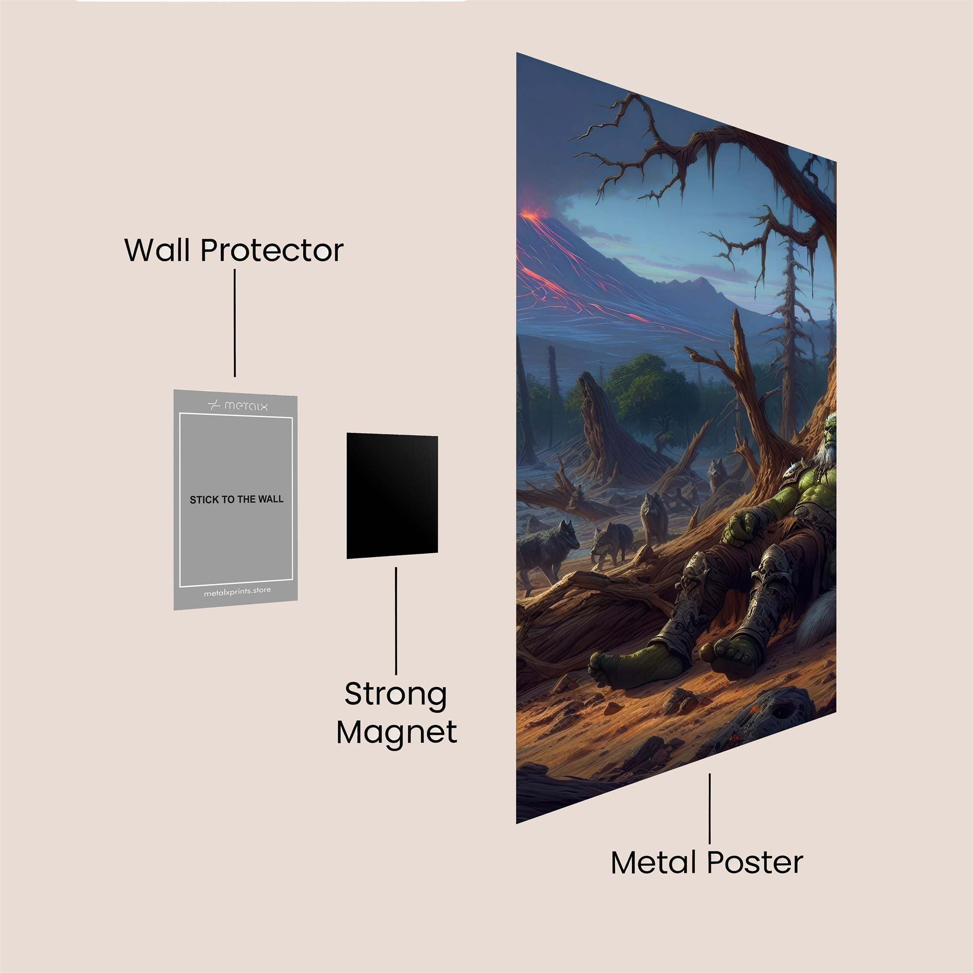 Orc Serenity Safe Wall Magnetic / M