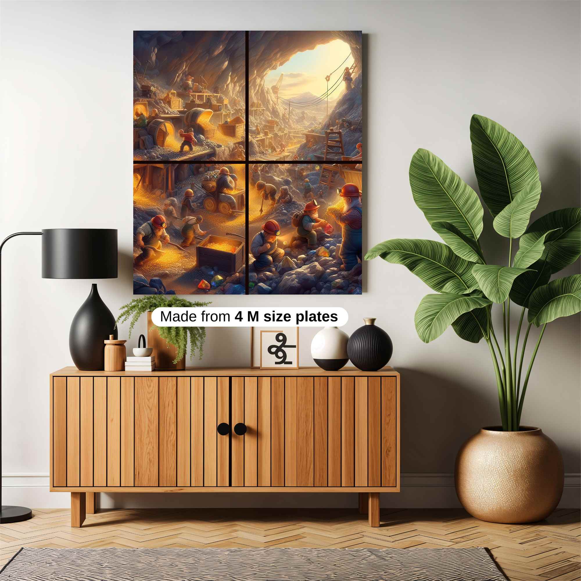 Gold Rush Safe Wall Magnetic / M
