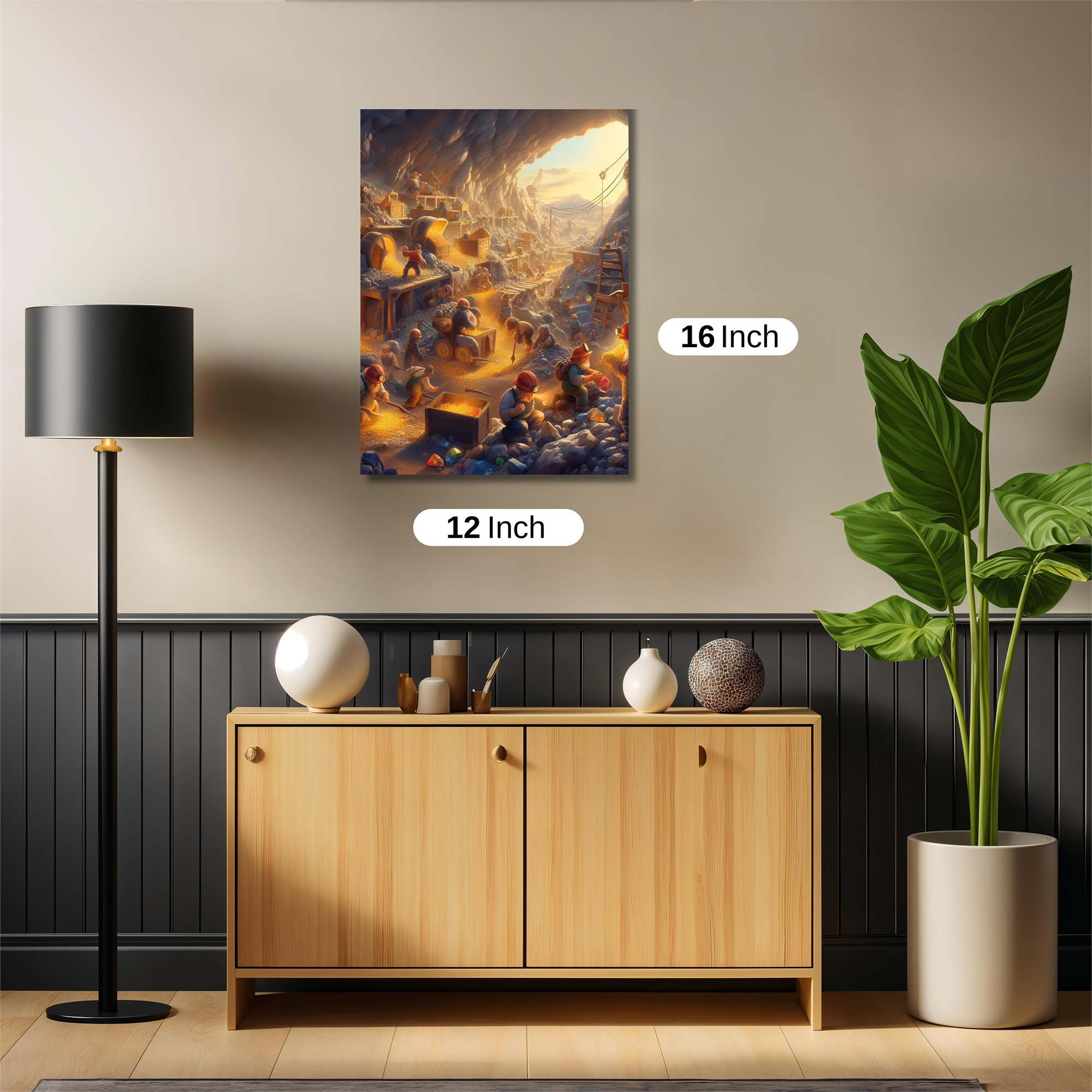Gold Rush Safe Wall Magnetic / M