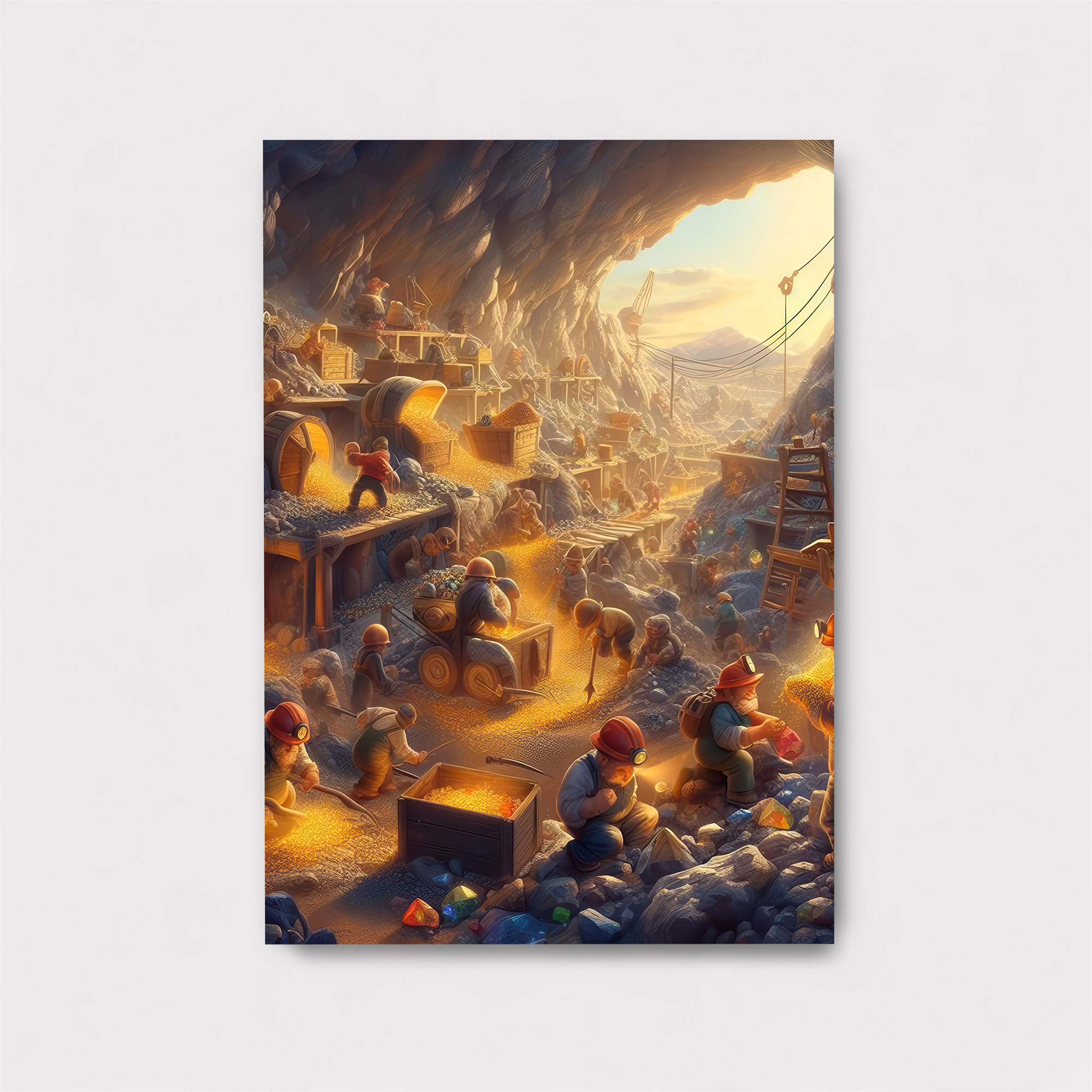Gold Rush Safe Wall Magnetic / M