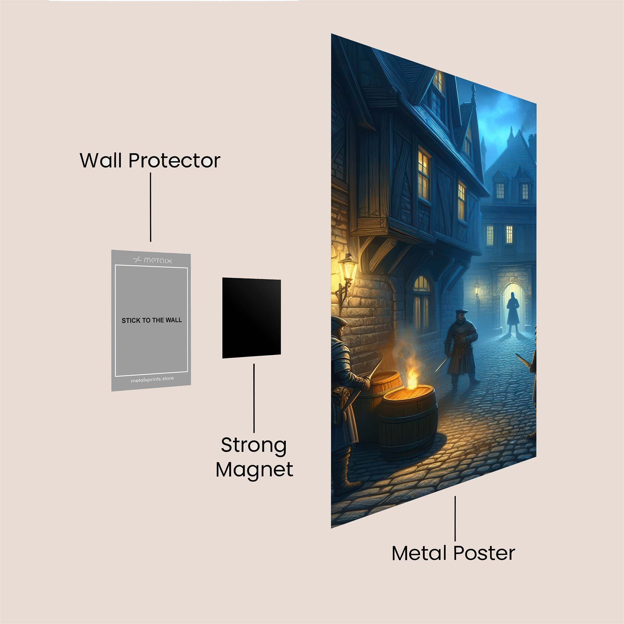 Guardians Twilight Safe Wall Magnetic / M