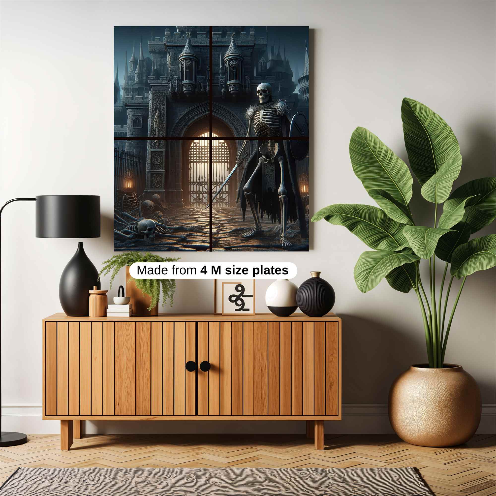 Skeleton Sentinel Safe Wall Magnetic / M