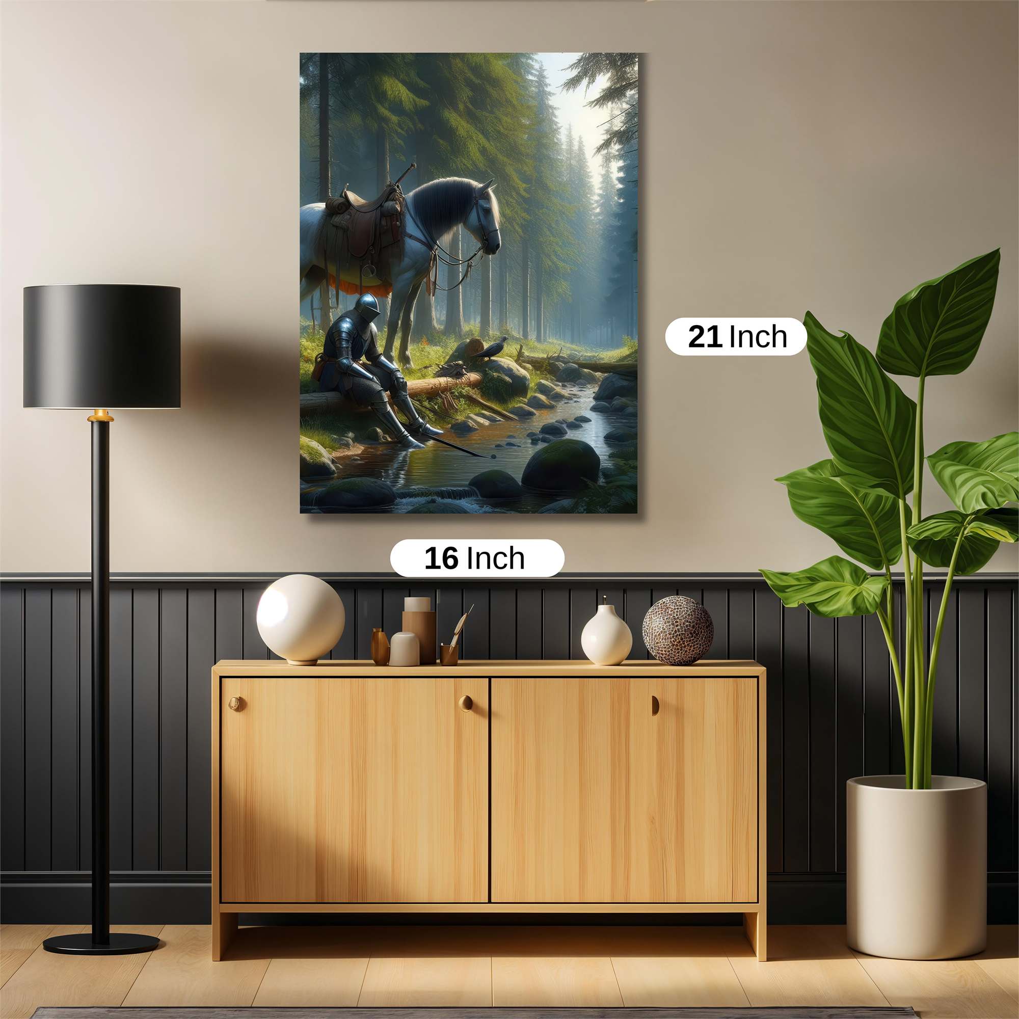 Knight's Serenity Safe Wall Magnetic / M