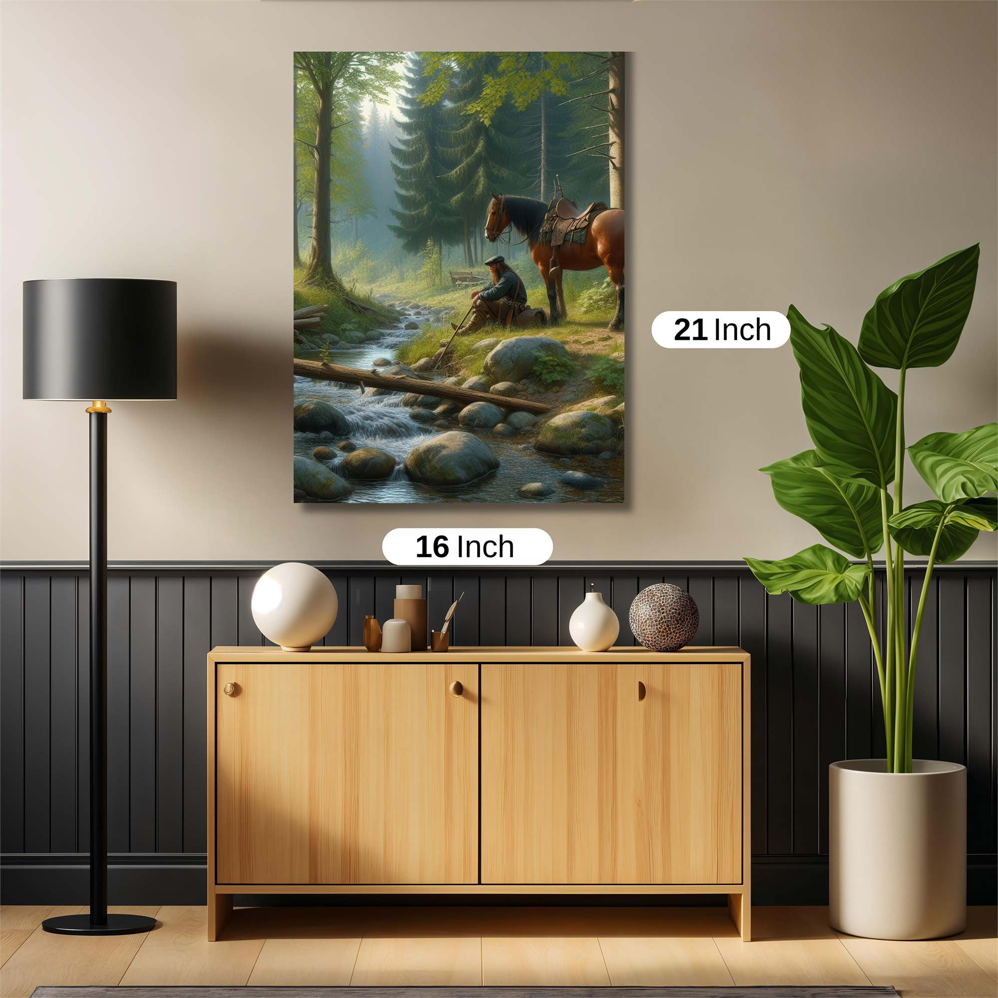 Forest Serenity Safe Wall Magnetic / M