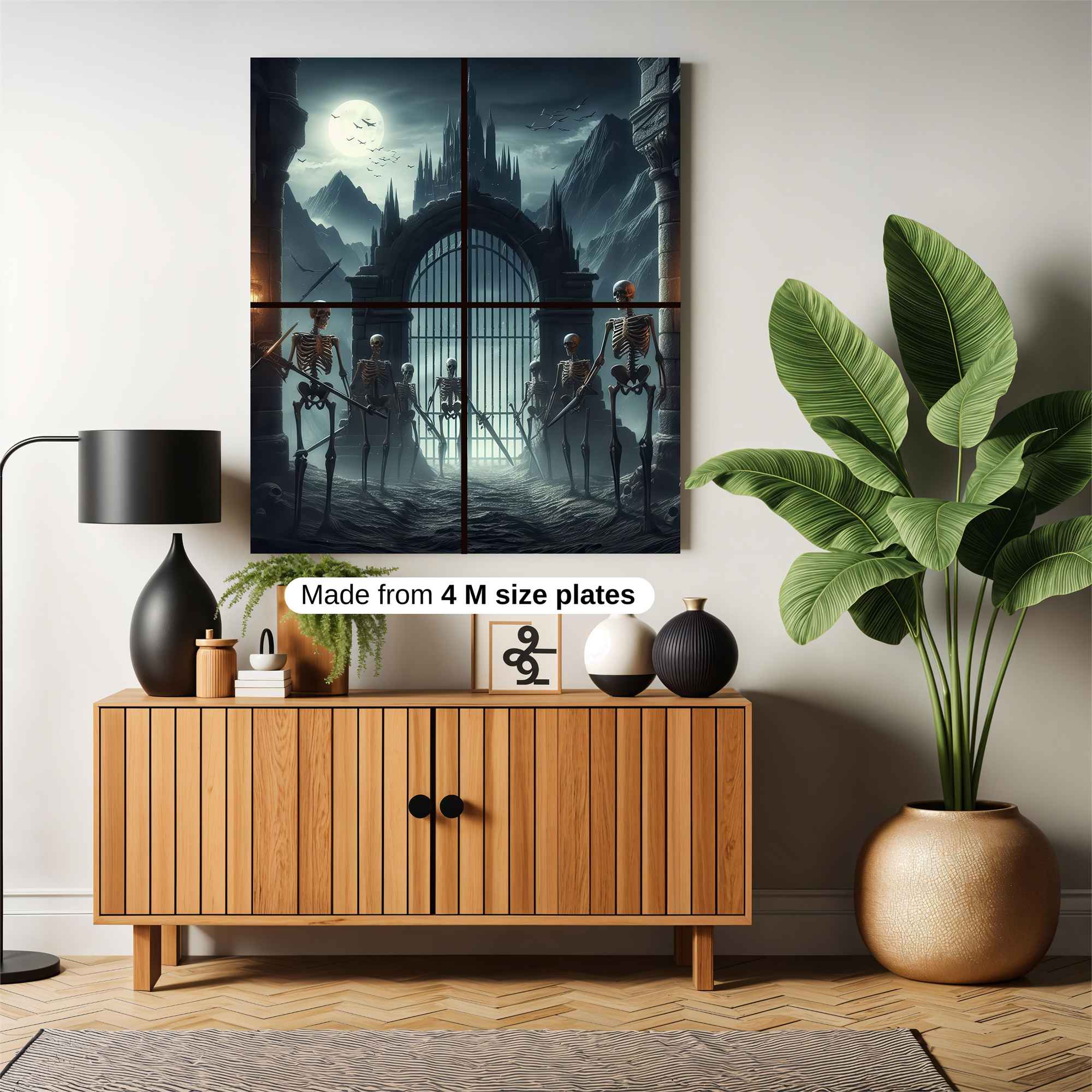 Skeleton Sentinels Safe Wall Magnetic / M