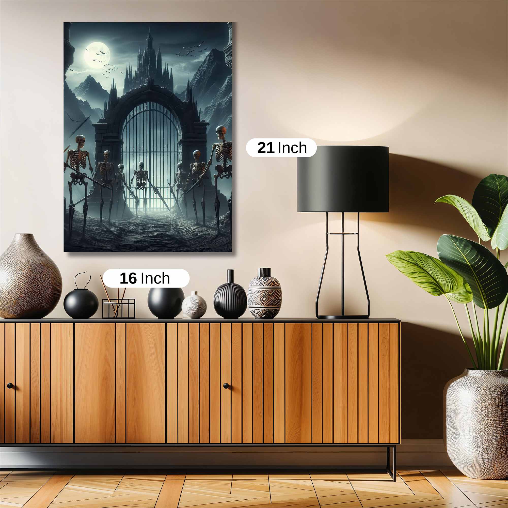 Skeleton Sentinels Safe Wall Magnetic / M