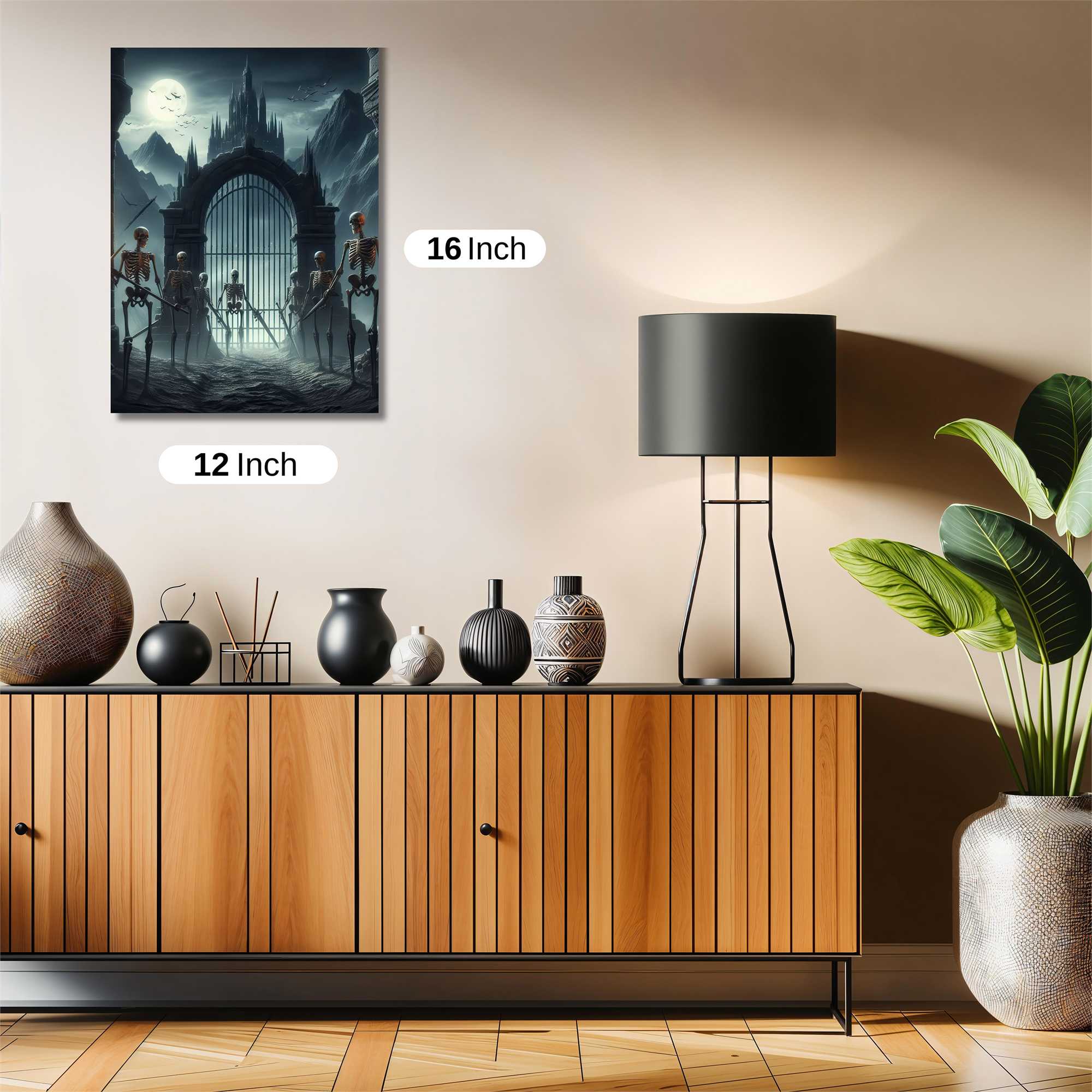 Skeleton Sentinels Safe Wall Magnetic / M