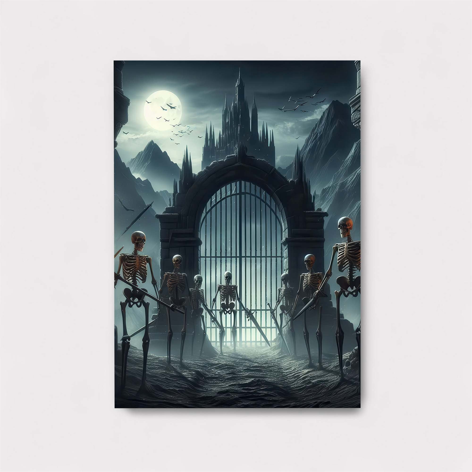 Skeleton Sentinels Safe Wall Magnetic / M