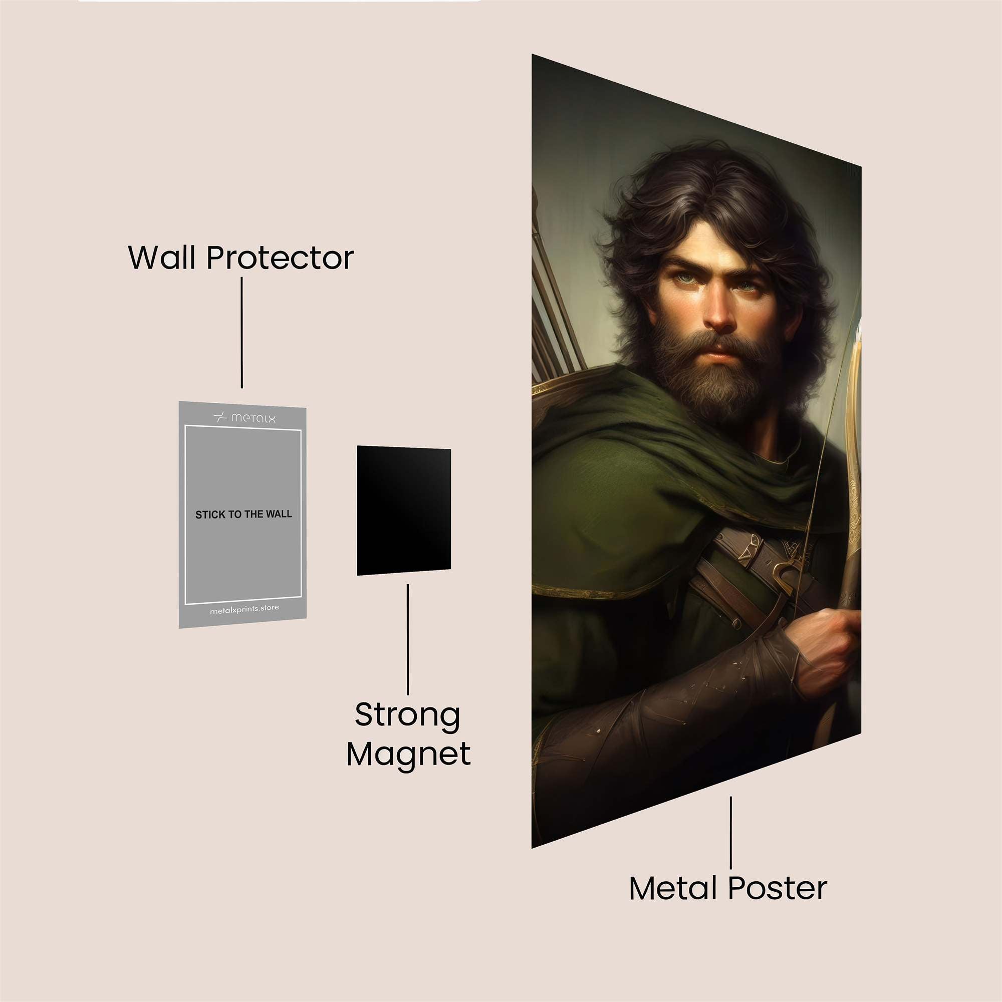 Robin Stoic Safe Wall Magnetic / M
