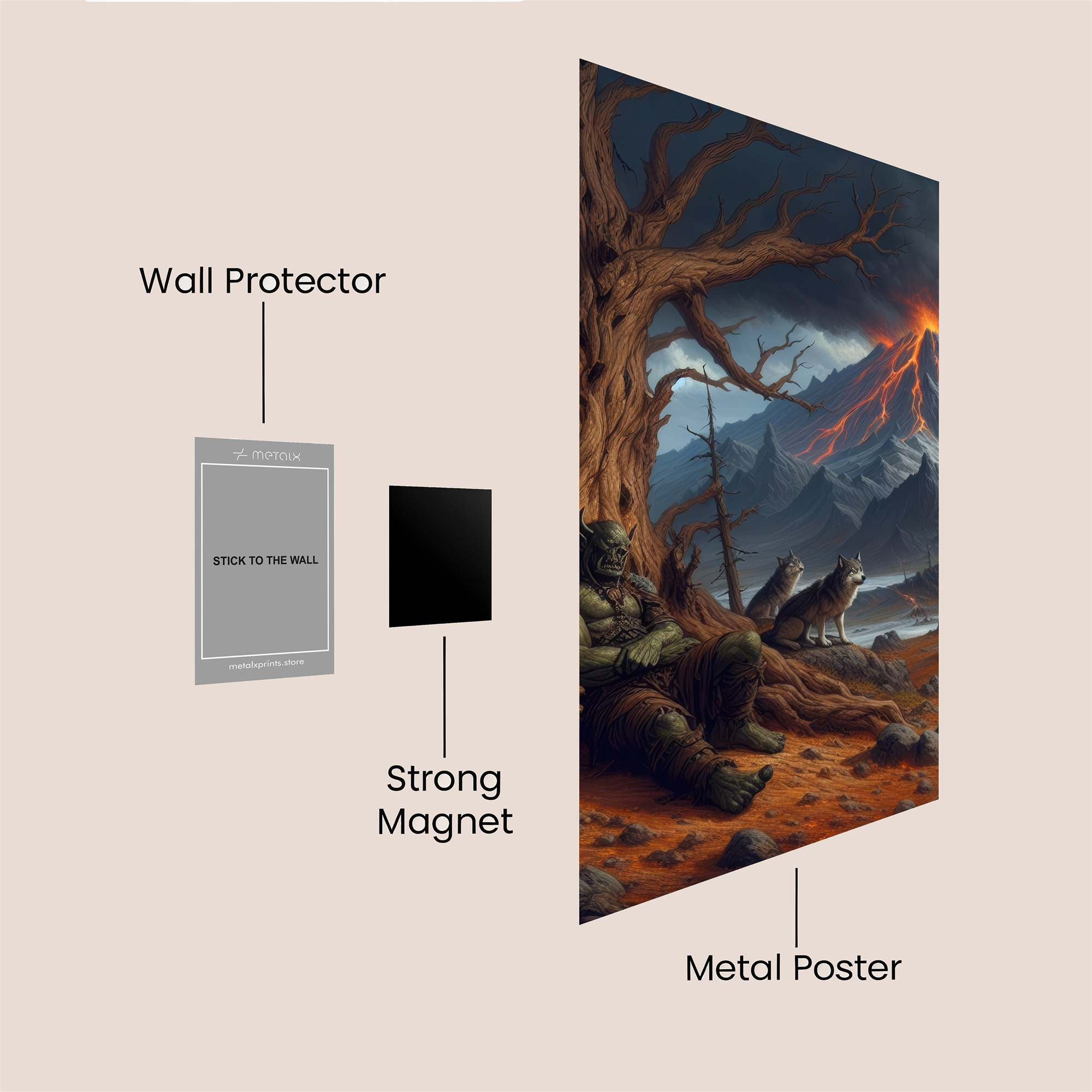 Orc Serenity Safe Wall Magnetic / M