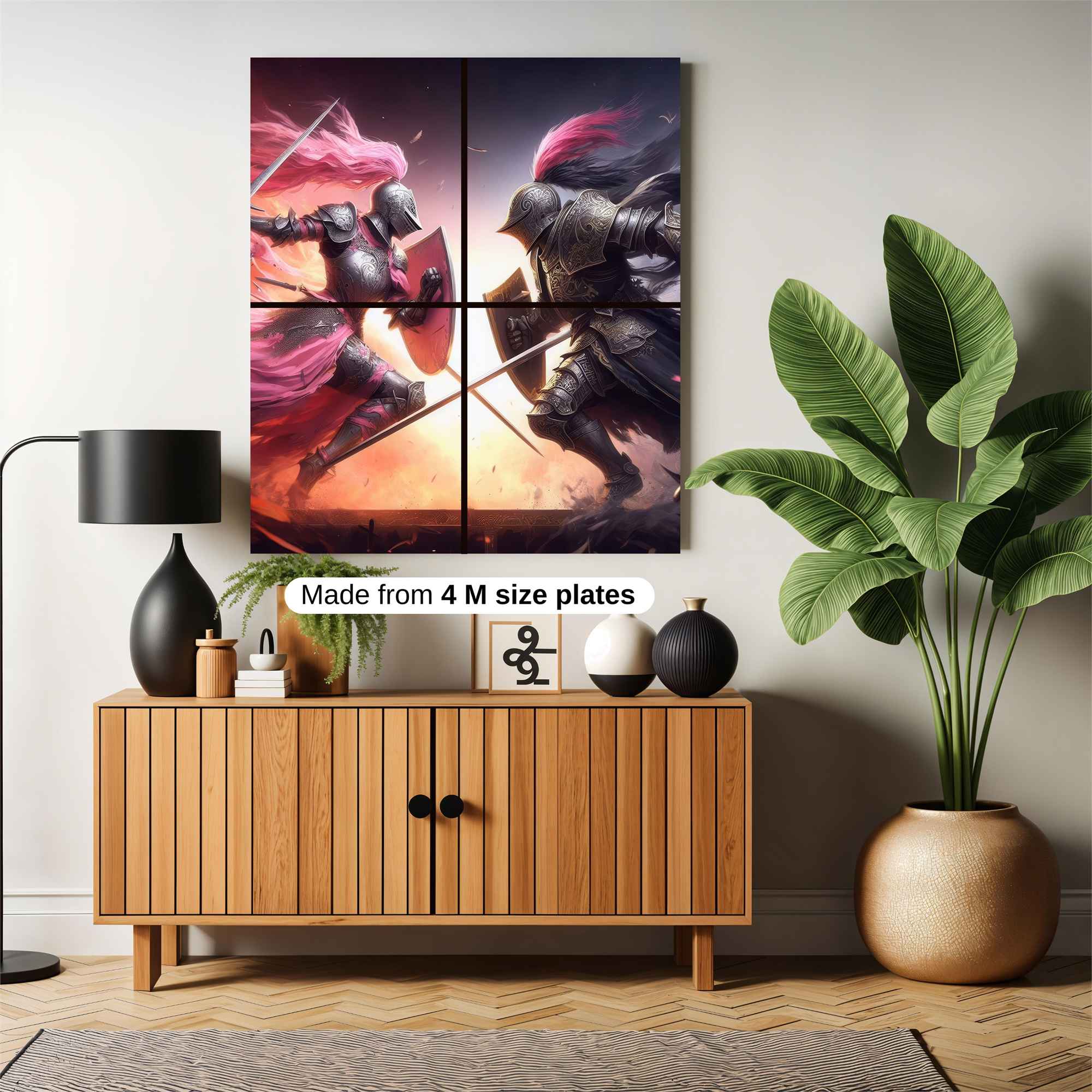 Knights Clash Safe Wall Magnetic / M