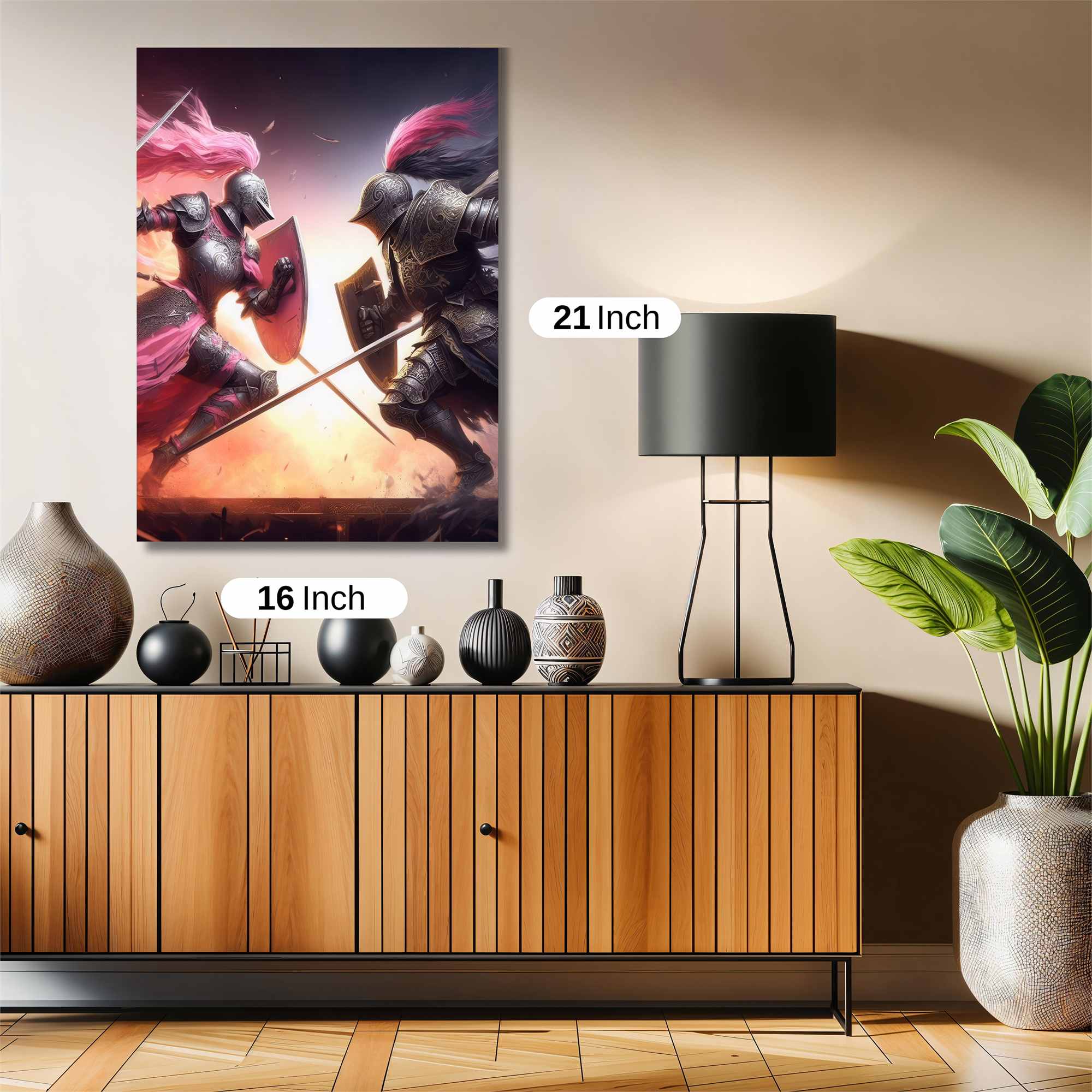 Knights Clash Safe Wall Magnetic / M