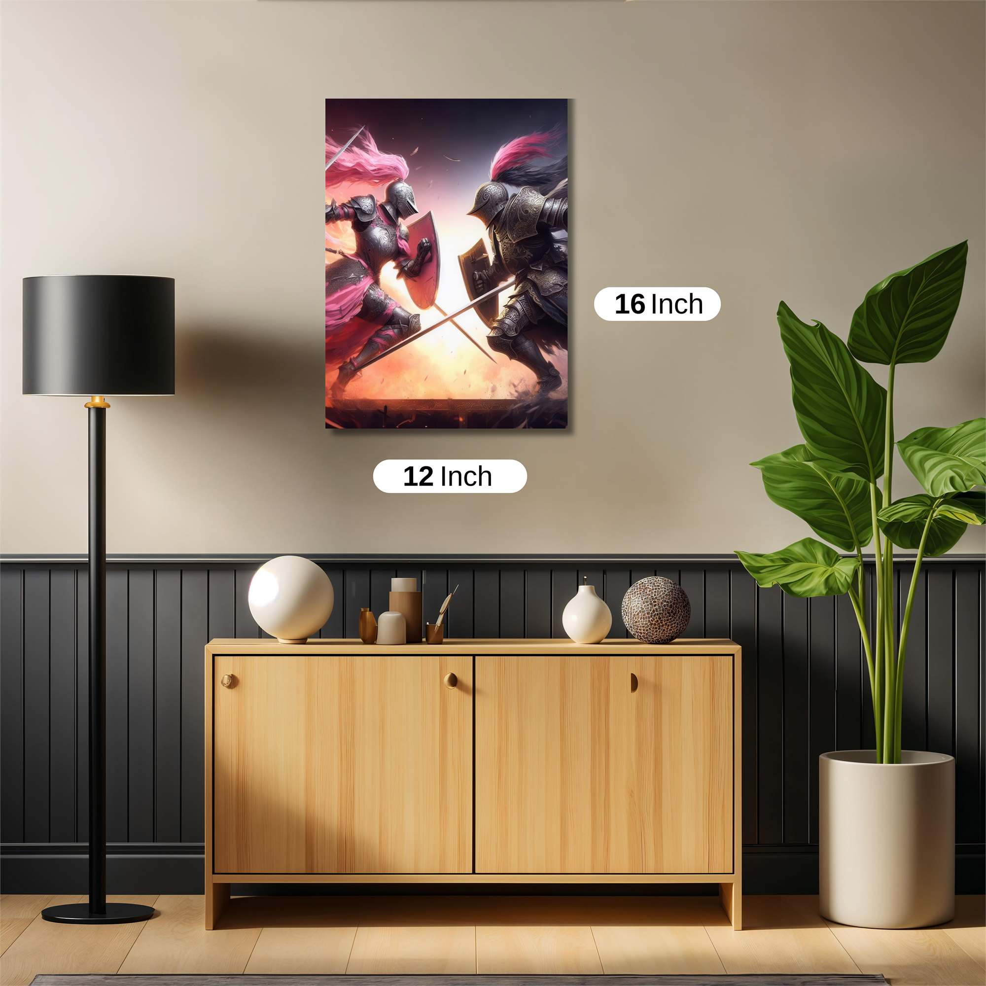 Knights Clash Safe Wall Magnetic / M