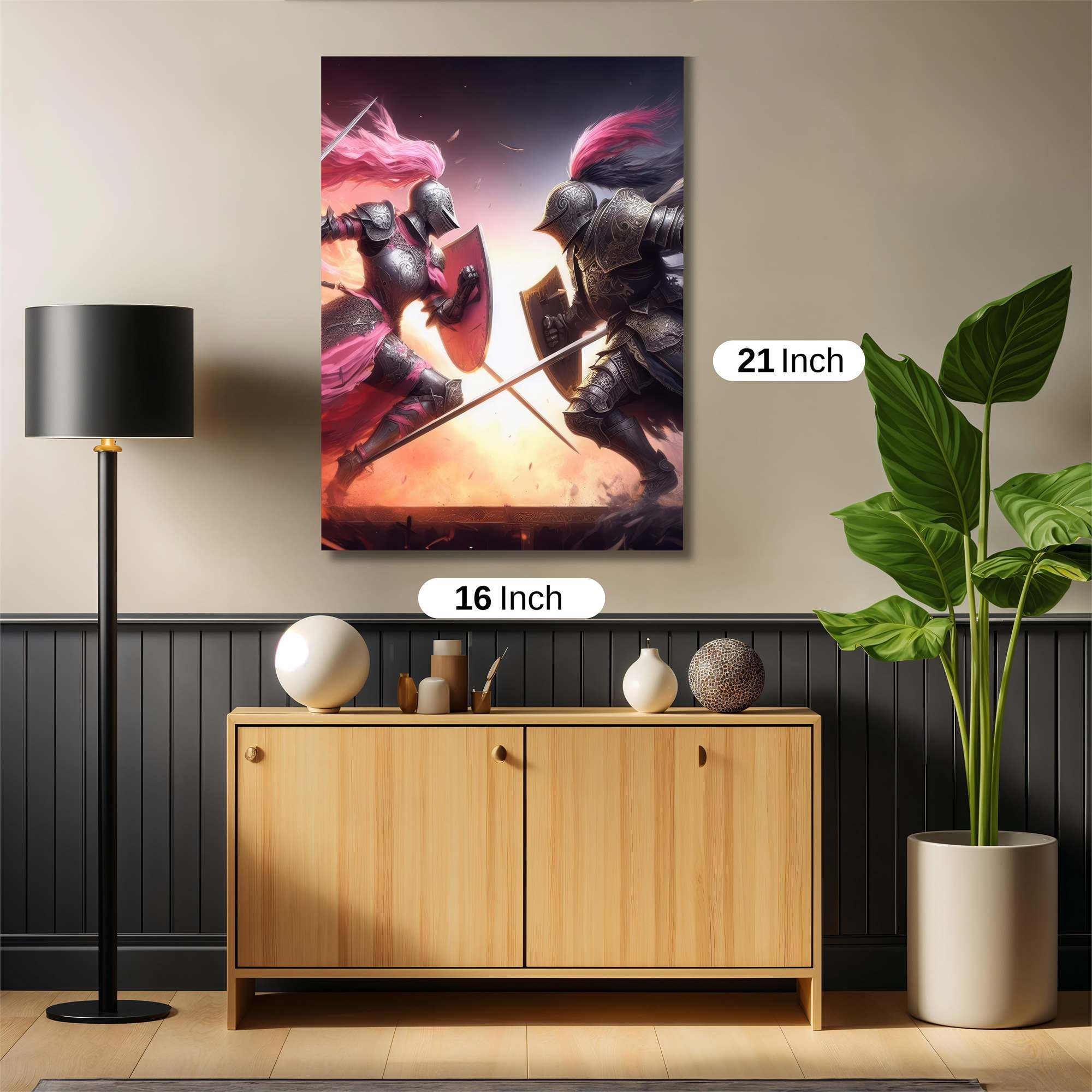 Knights Clash Safe Wall Magnetic / M