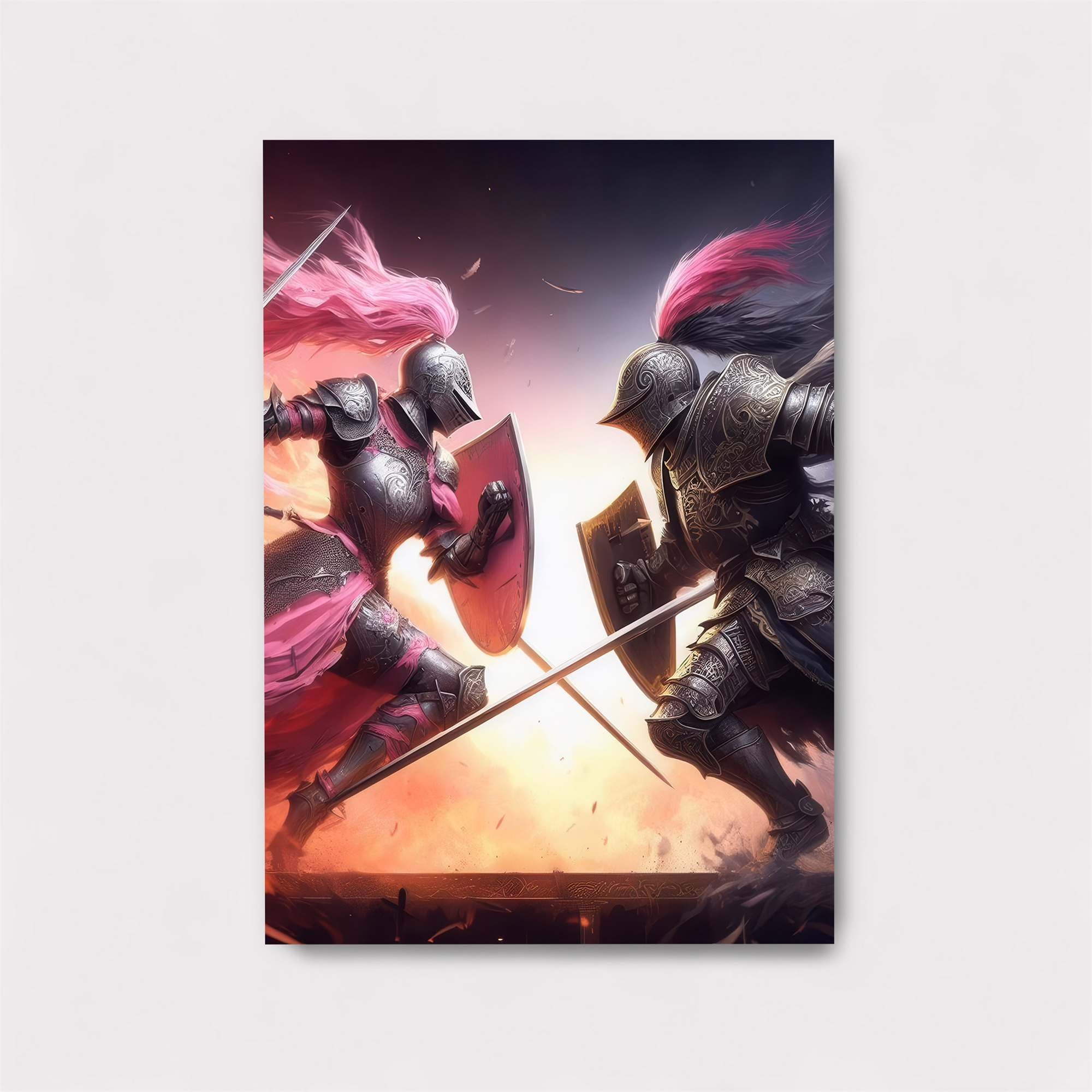 Knights Clash Safe Wall Magnetic / M