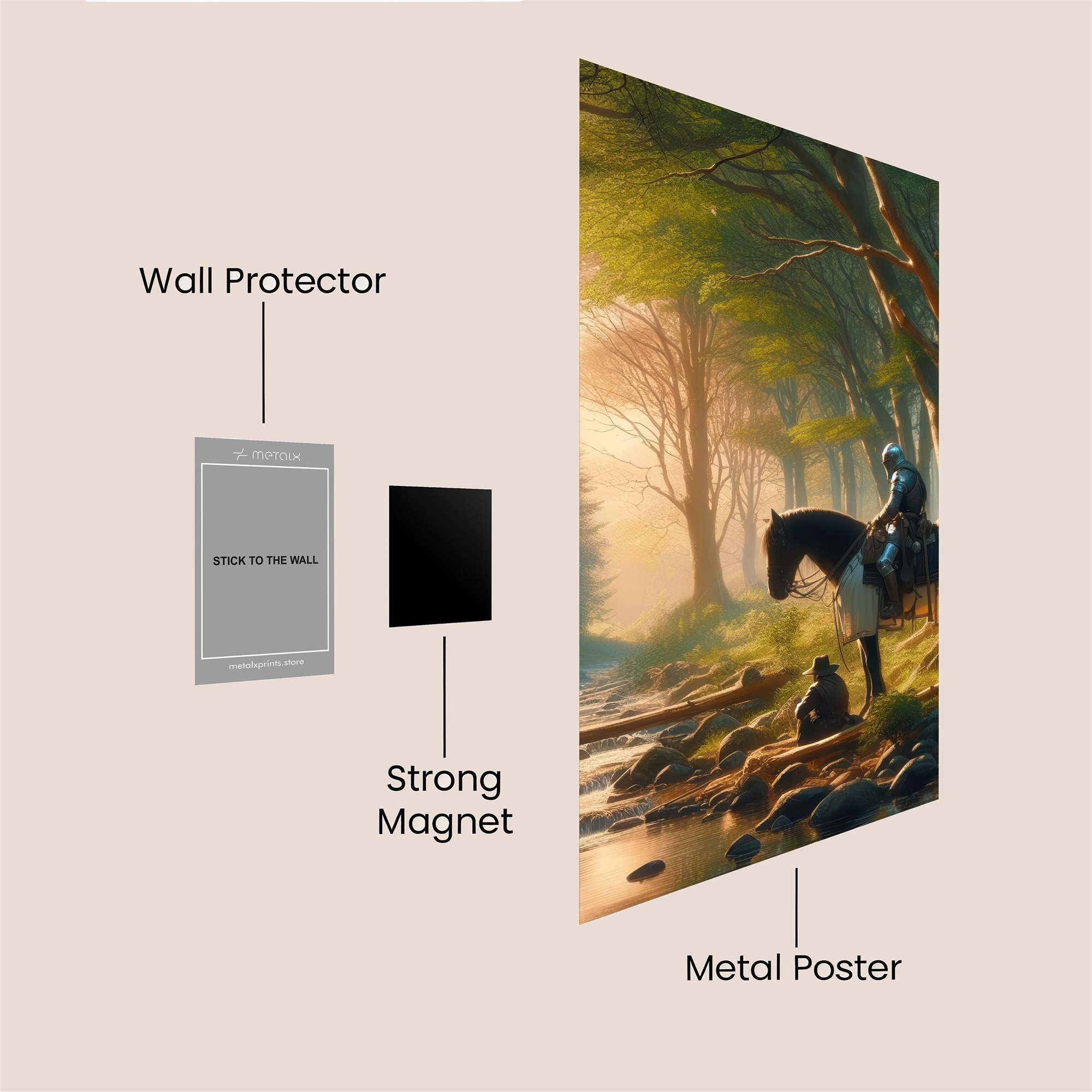 Knight Serene Safe Wall Magnetic / M