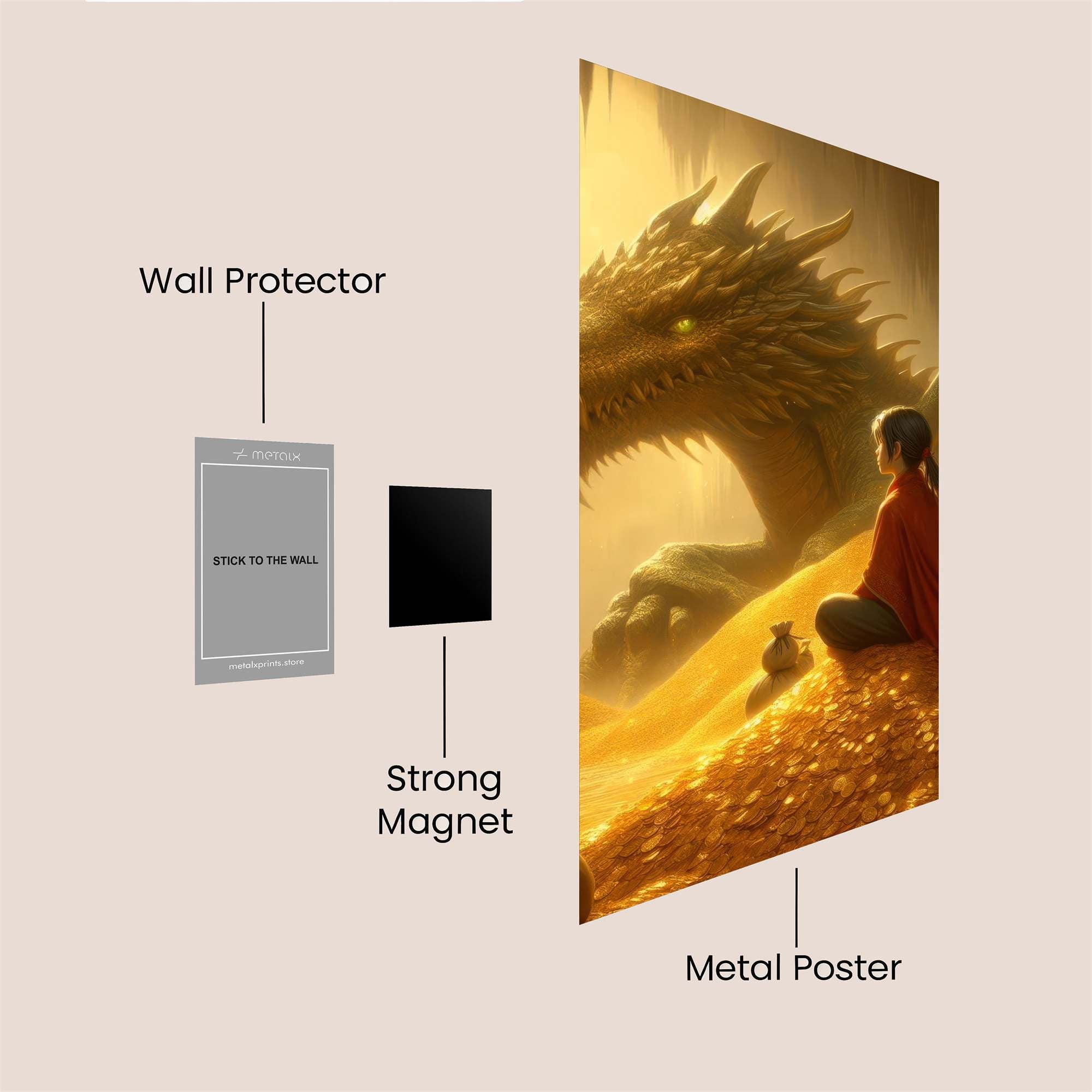 Dragon Harmony Safe Wall Magnetic / M