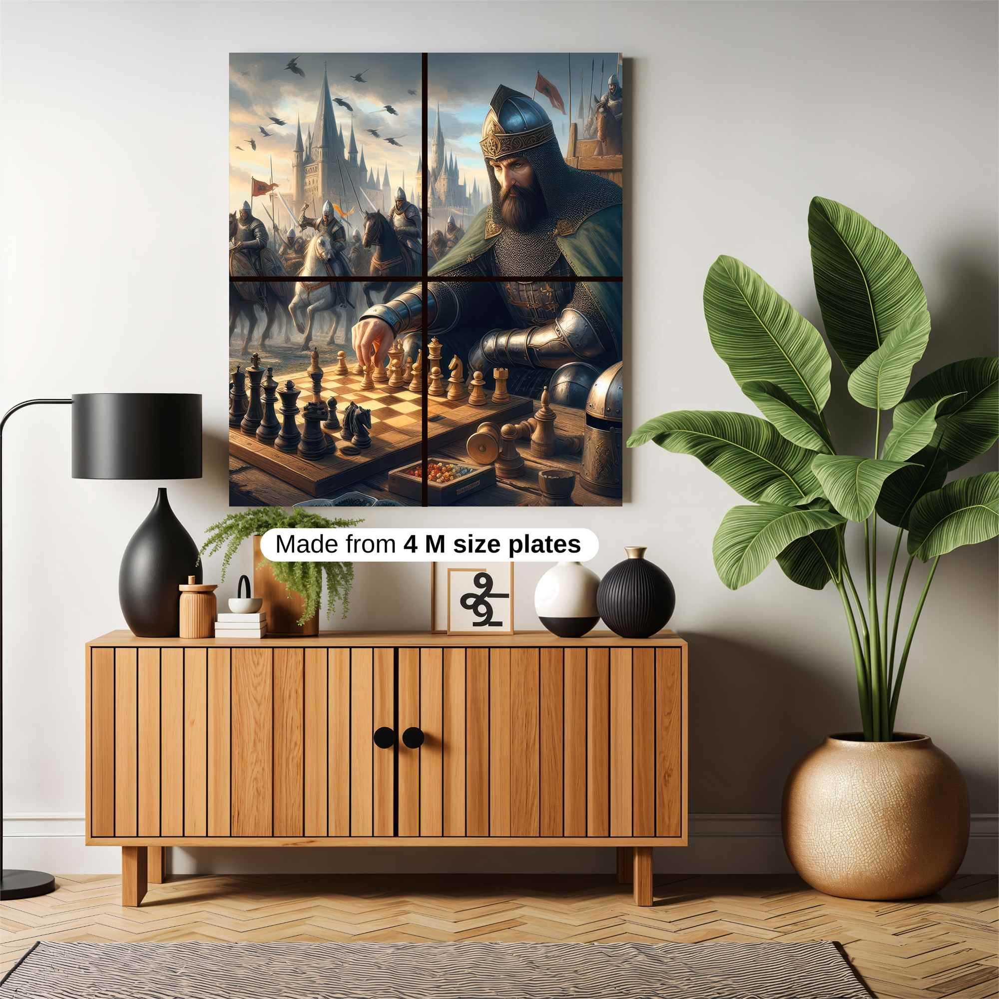 King Contemplates Safe Wall Magnetic / M