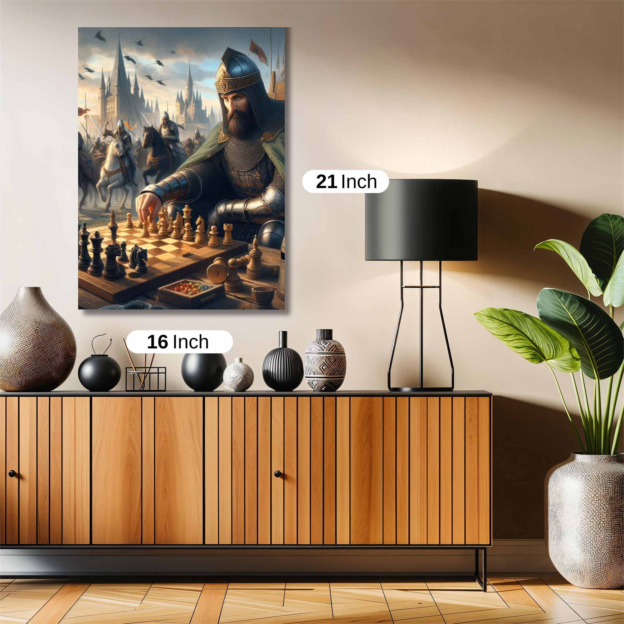 King Contemplates Safe Wall Magnetic / M