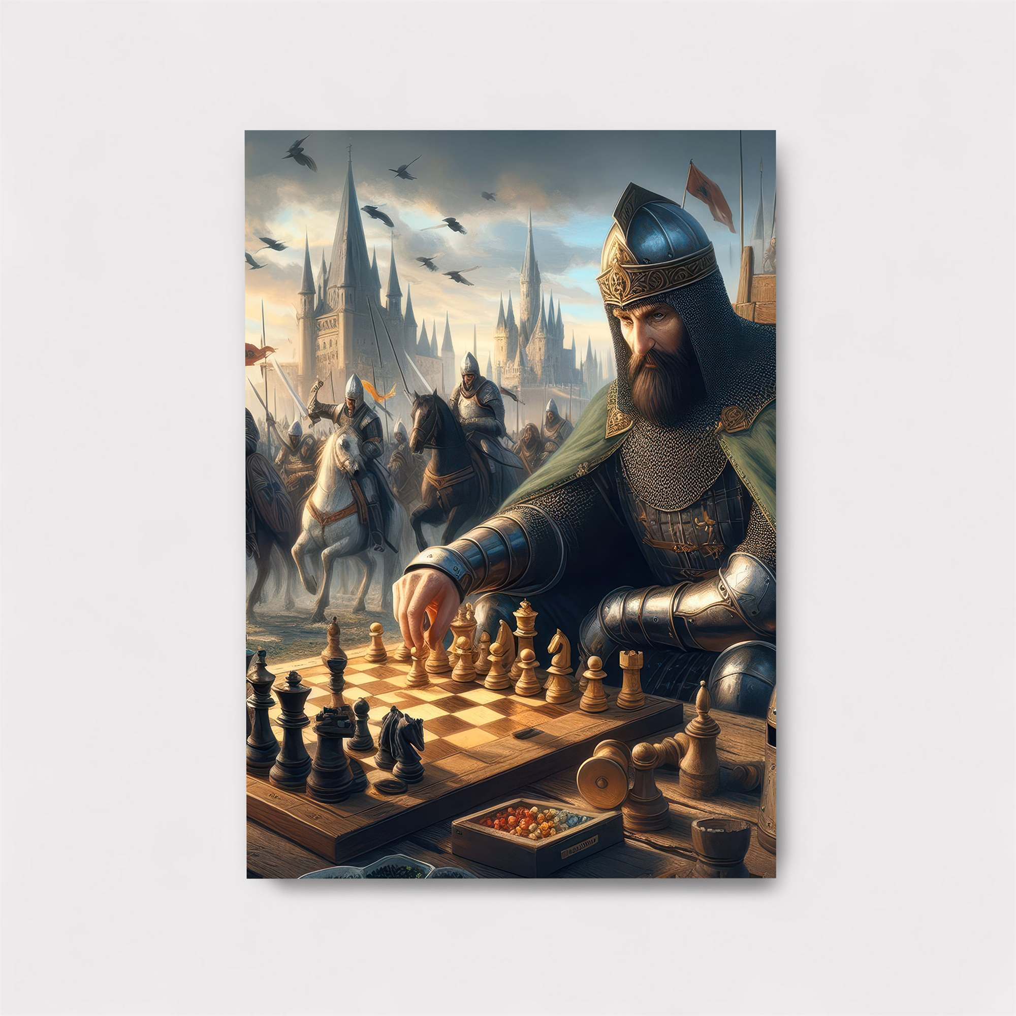 King Contemplates Safe Wall Magnetic / M