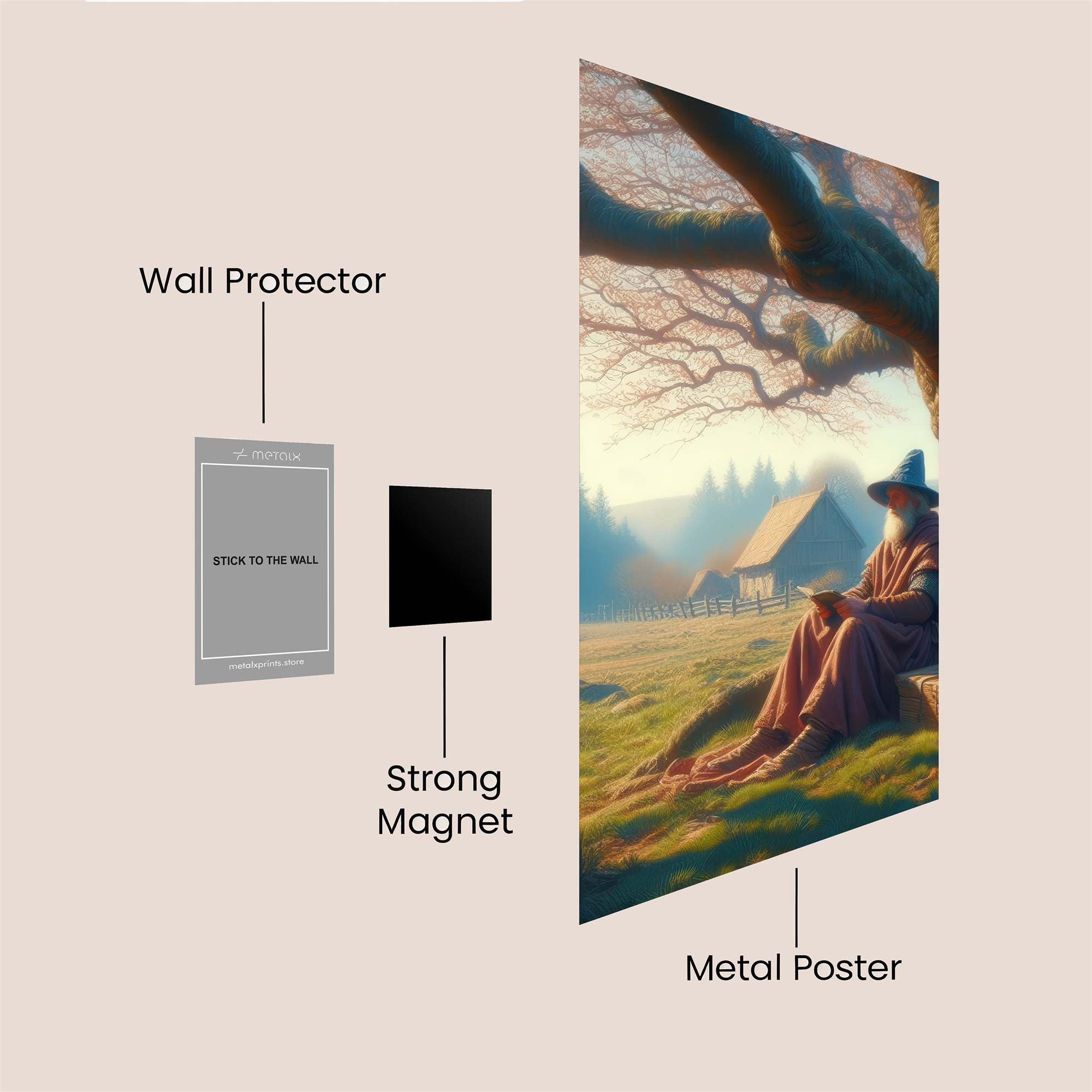 Wizard Serenity Safe Wall Magnetic / M