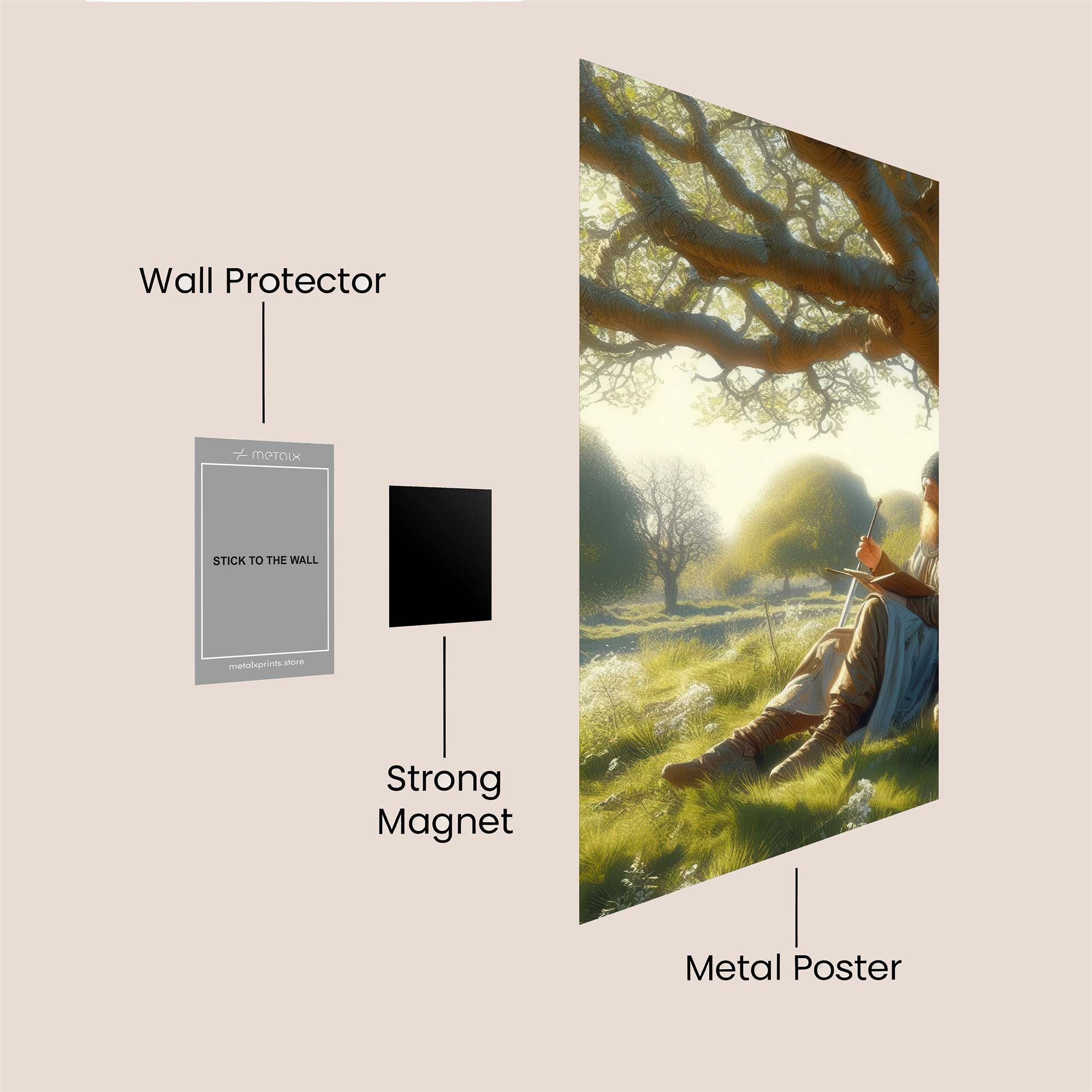 Merlin's Serenity Safe Wall Magnetic / M