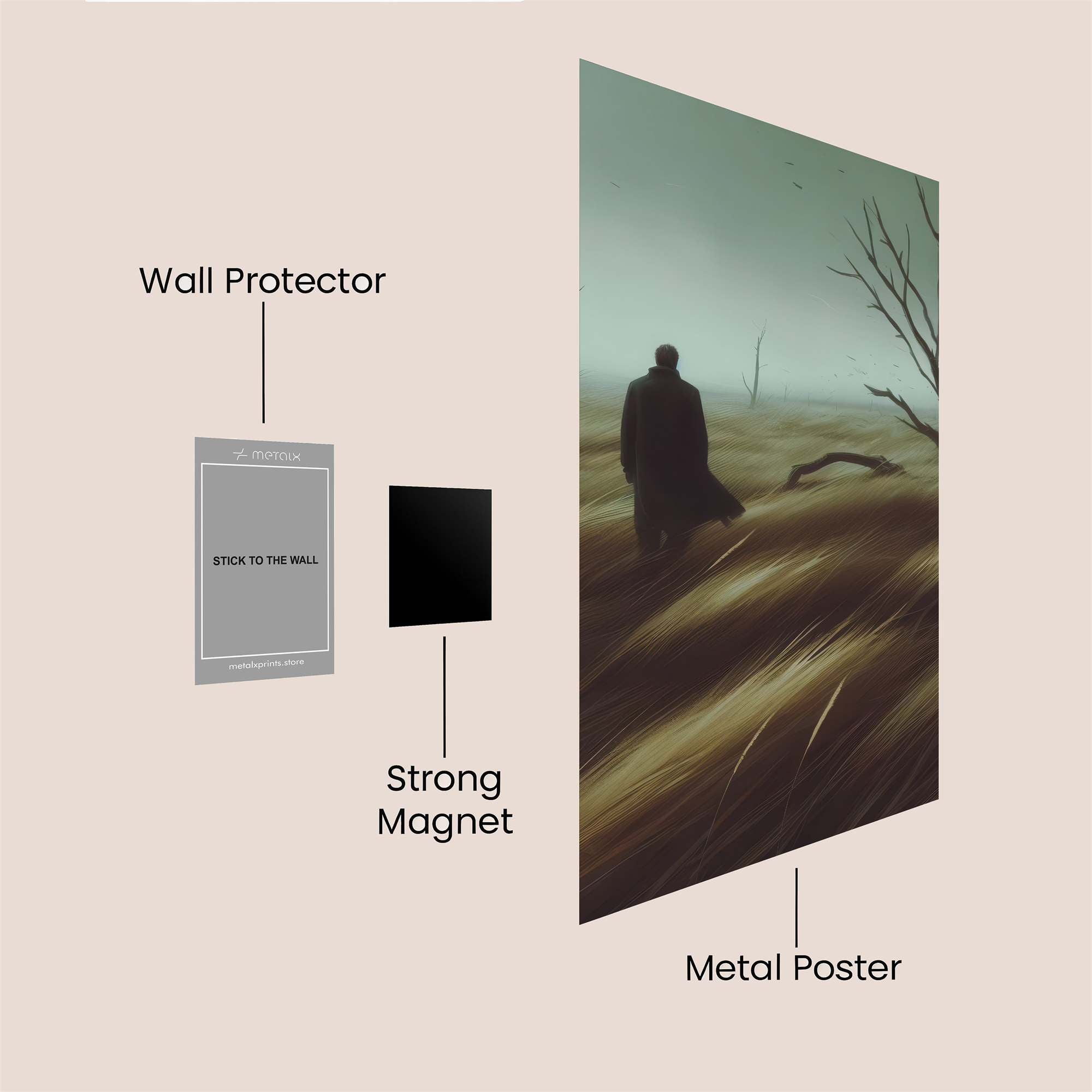 Wanderer's Despair Safe Wall Magnetic / M