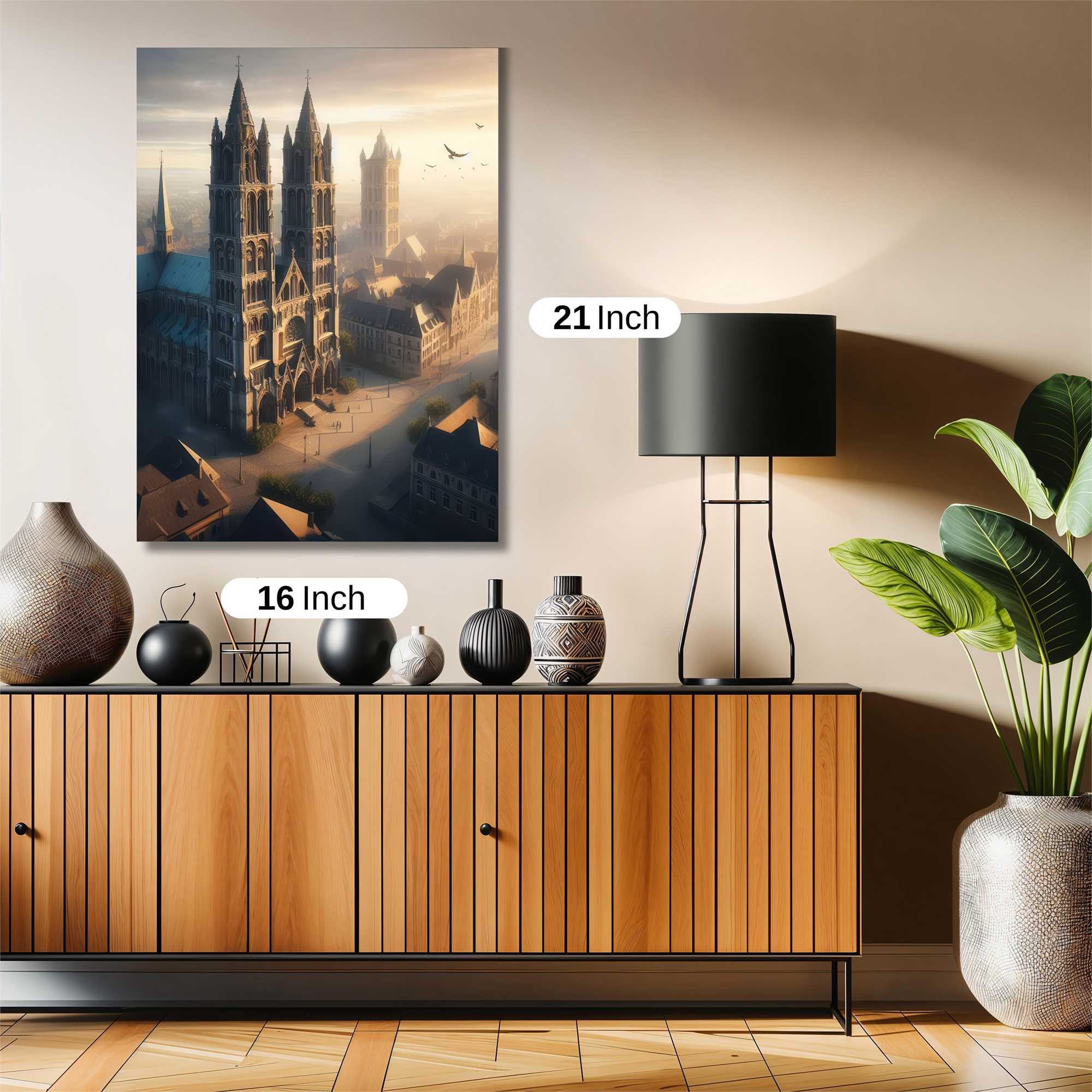 Notre-Dame Dawn Safe Wall Magnetic / M