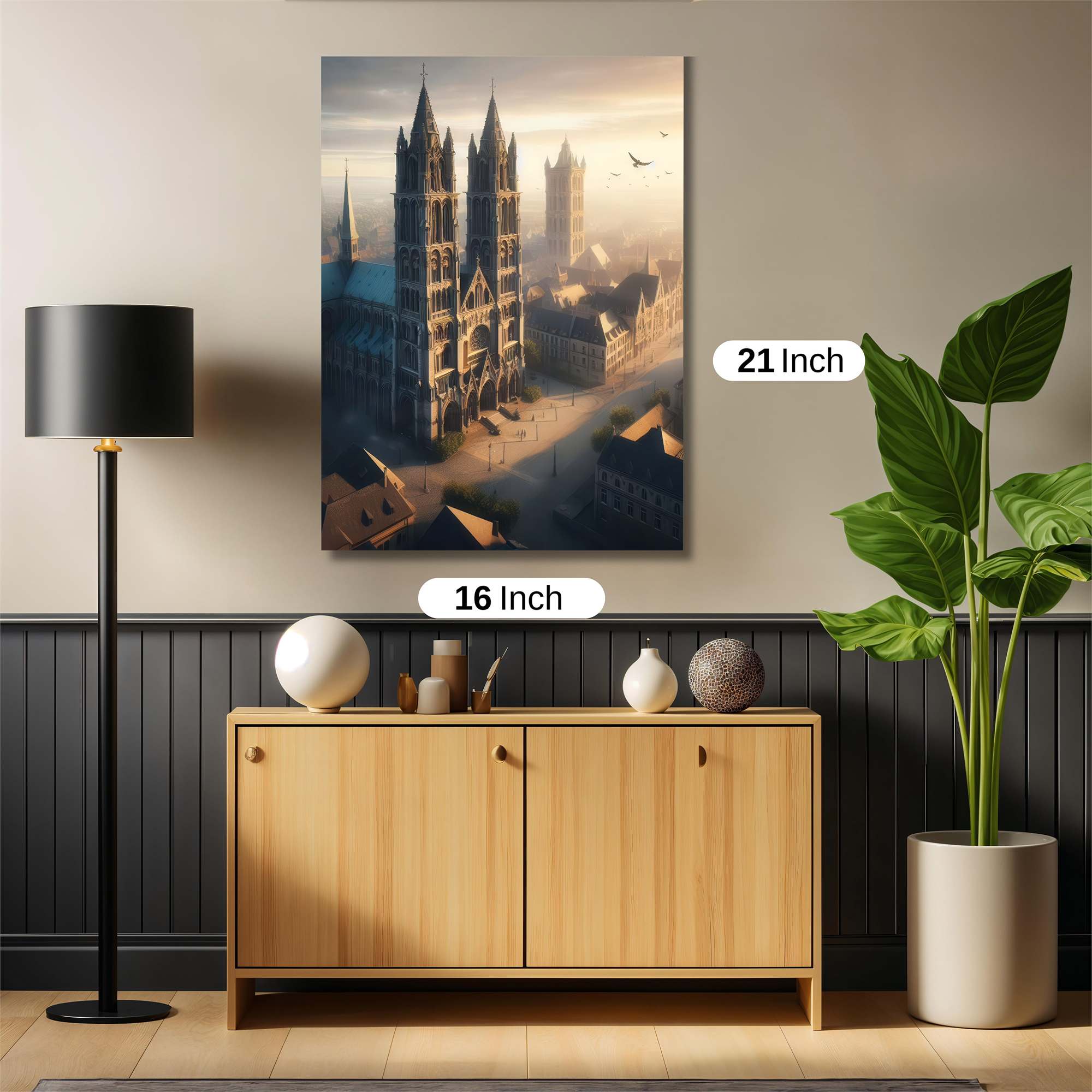 Notre-Dame Dawn Safe Wall Magnetic / M