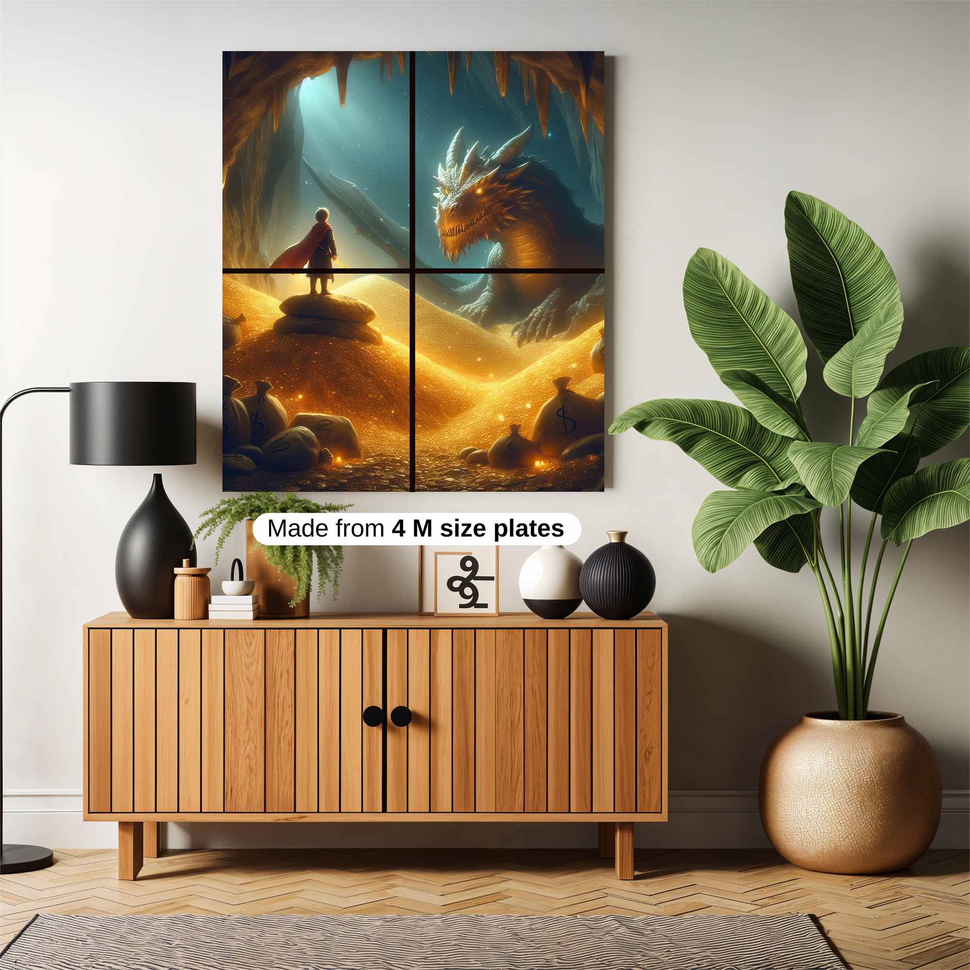 Dragon's Hoard Safe Wall Magnetic / M