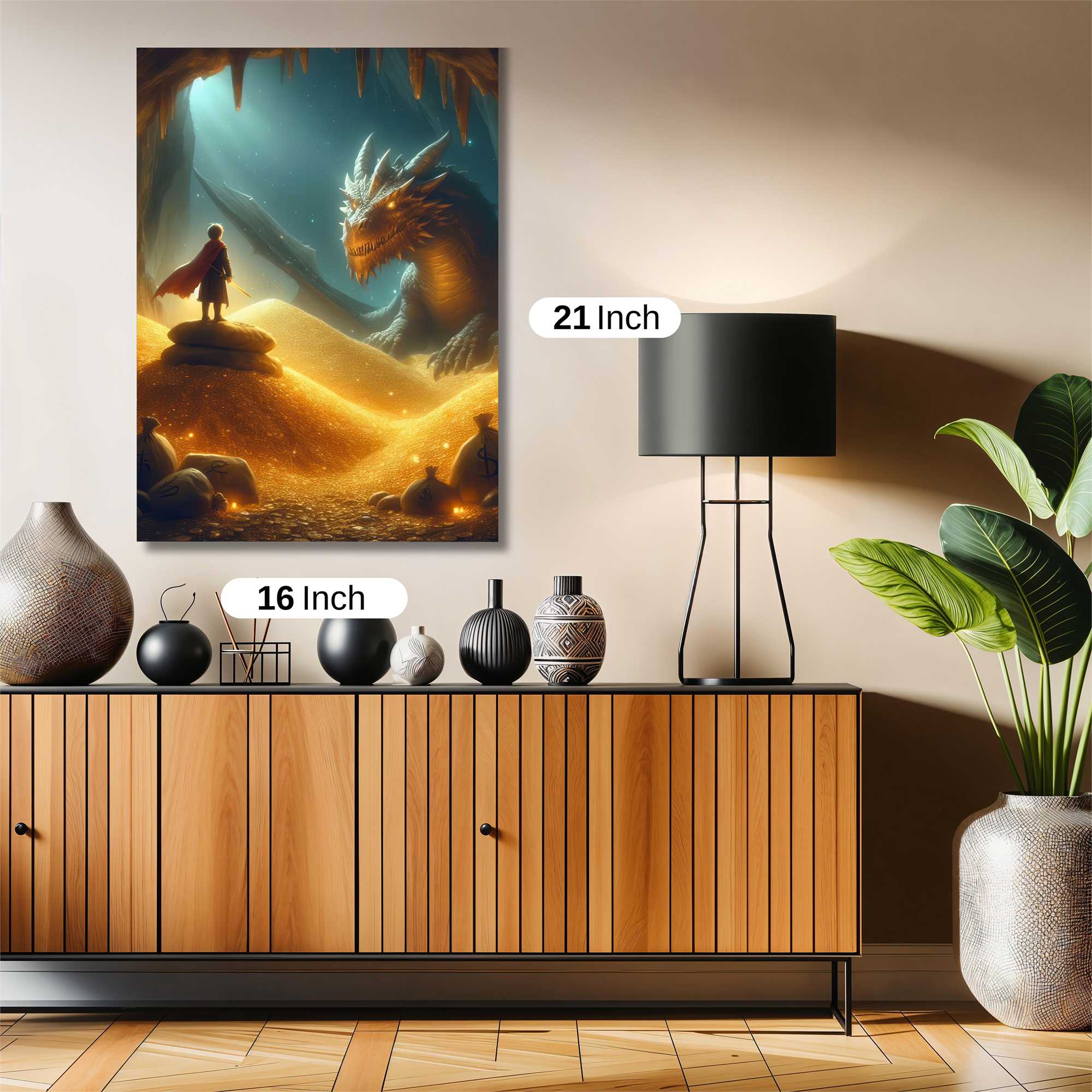 Dragon's Hoard Safe Wall Magnetic / M