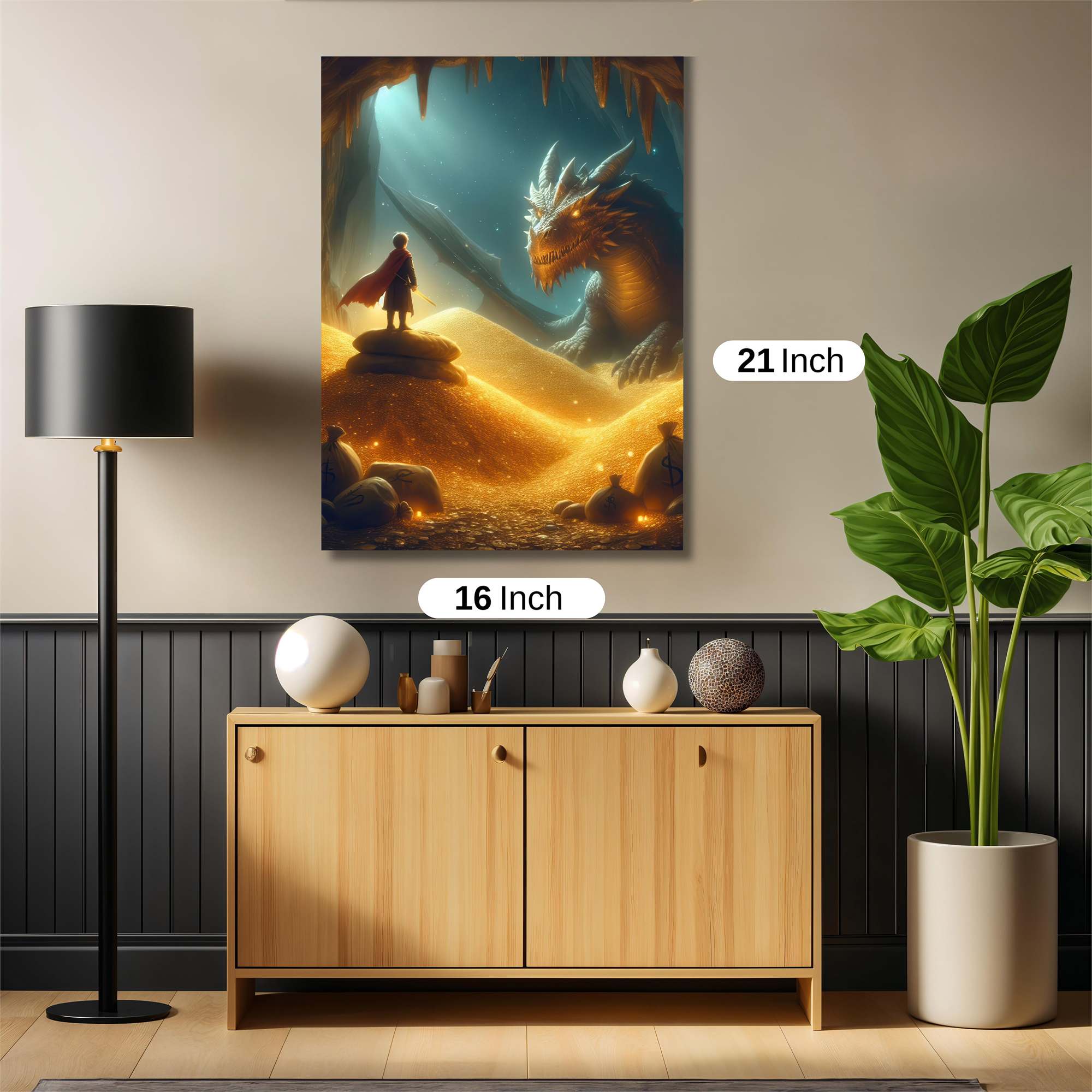 Dragon's Hoard Safe Wall Magnetic / M