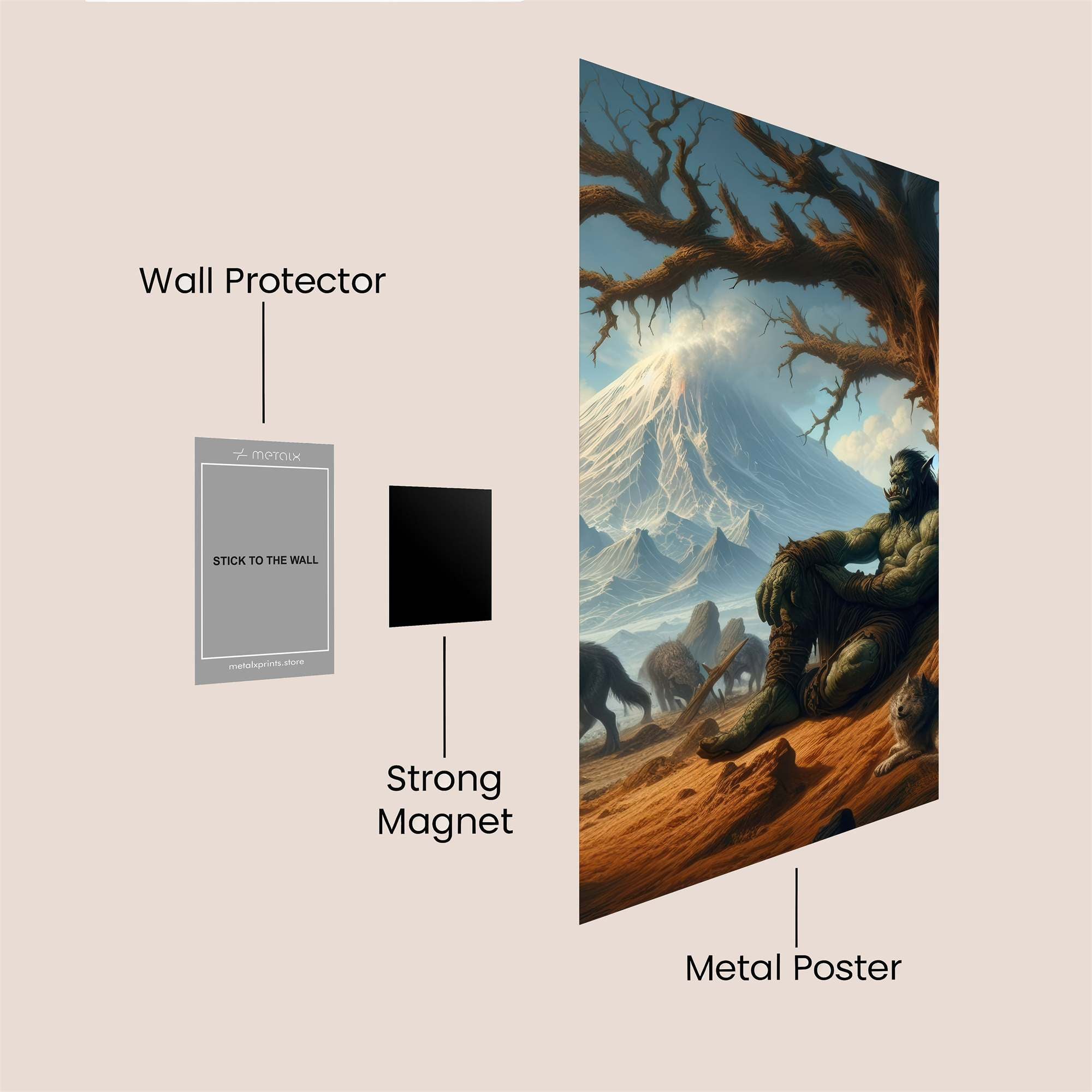 Orc Serenity Safe Wall Magnetic / M