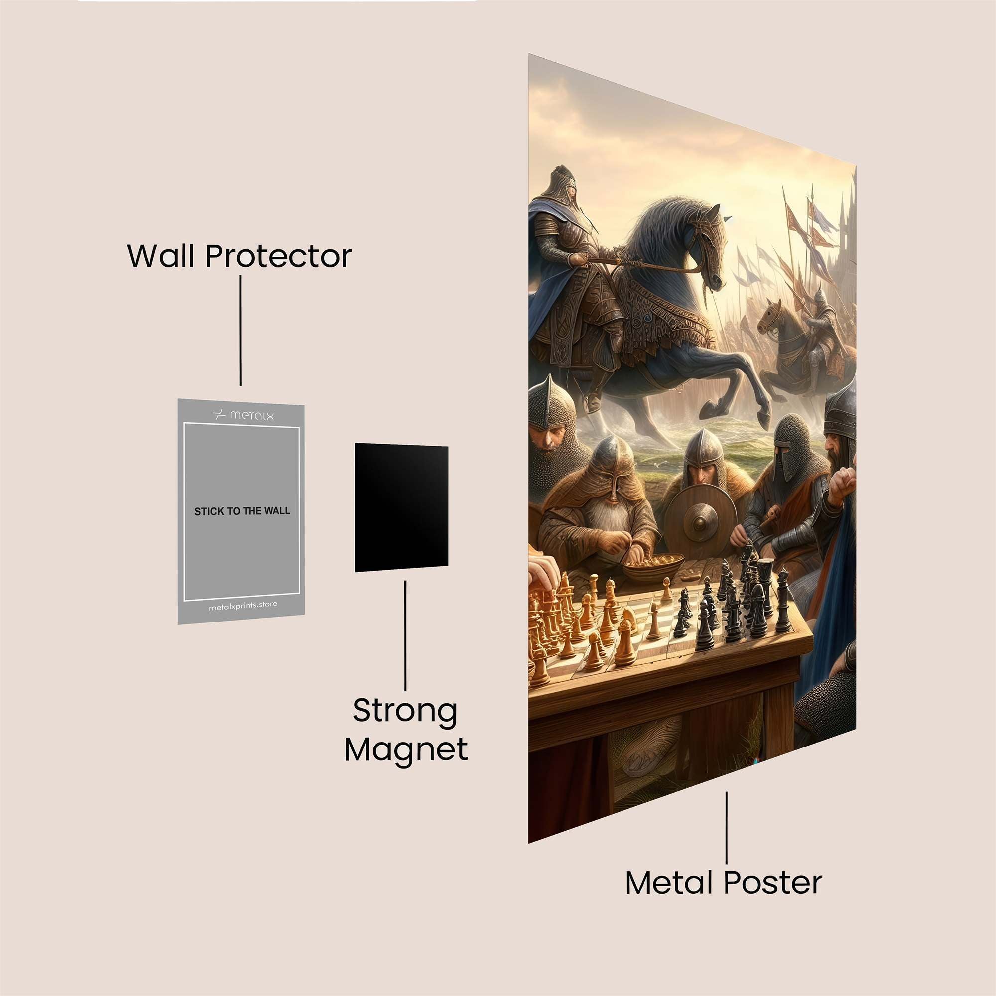 Chessmasters Regal Safe Wall Magnetic / M