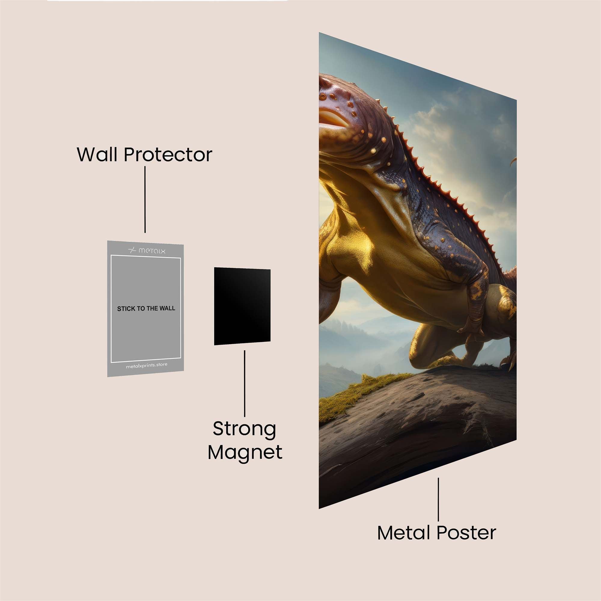 Dragon Regal Safe Wall Magnetic / M