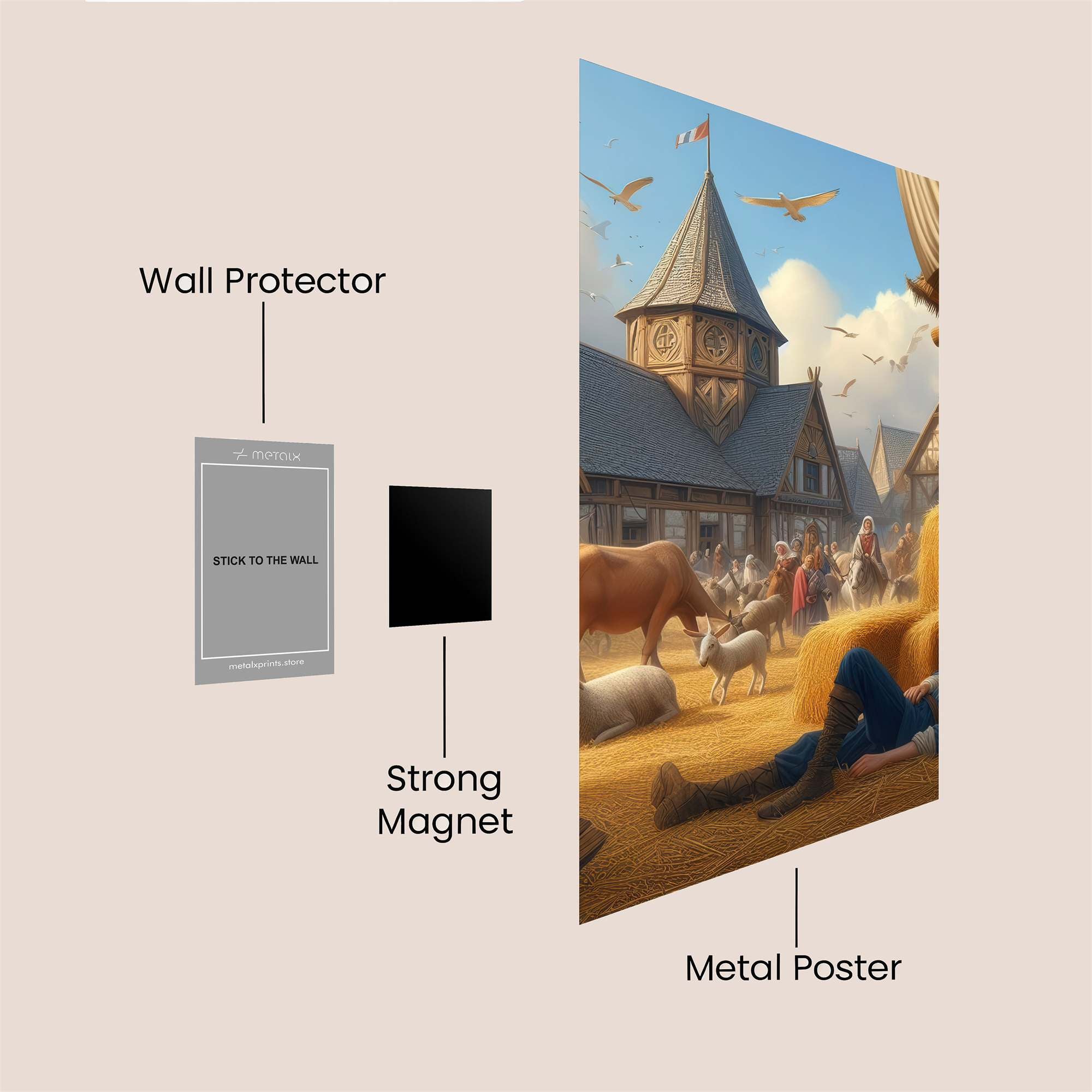 Village Harmony Safe Wall Magnetic / M