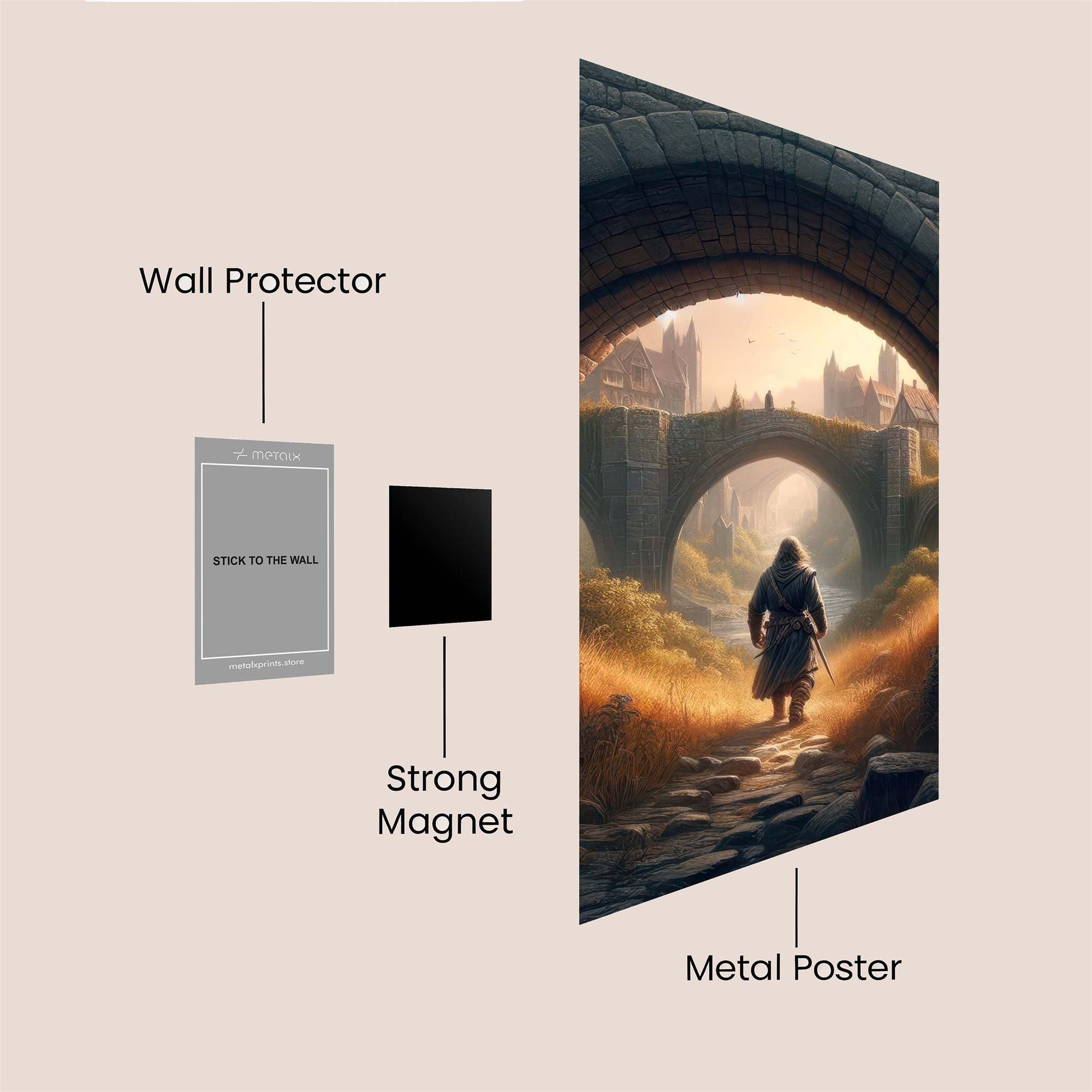 Knightly Quest Safe Wall Magnetic / M
