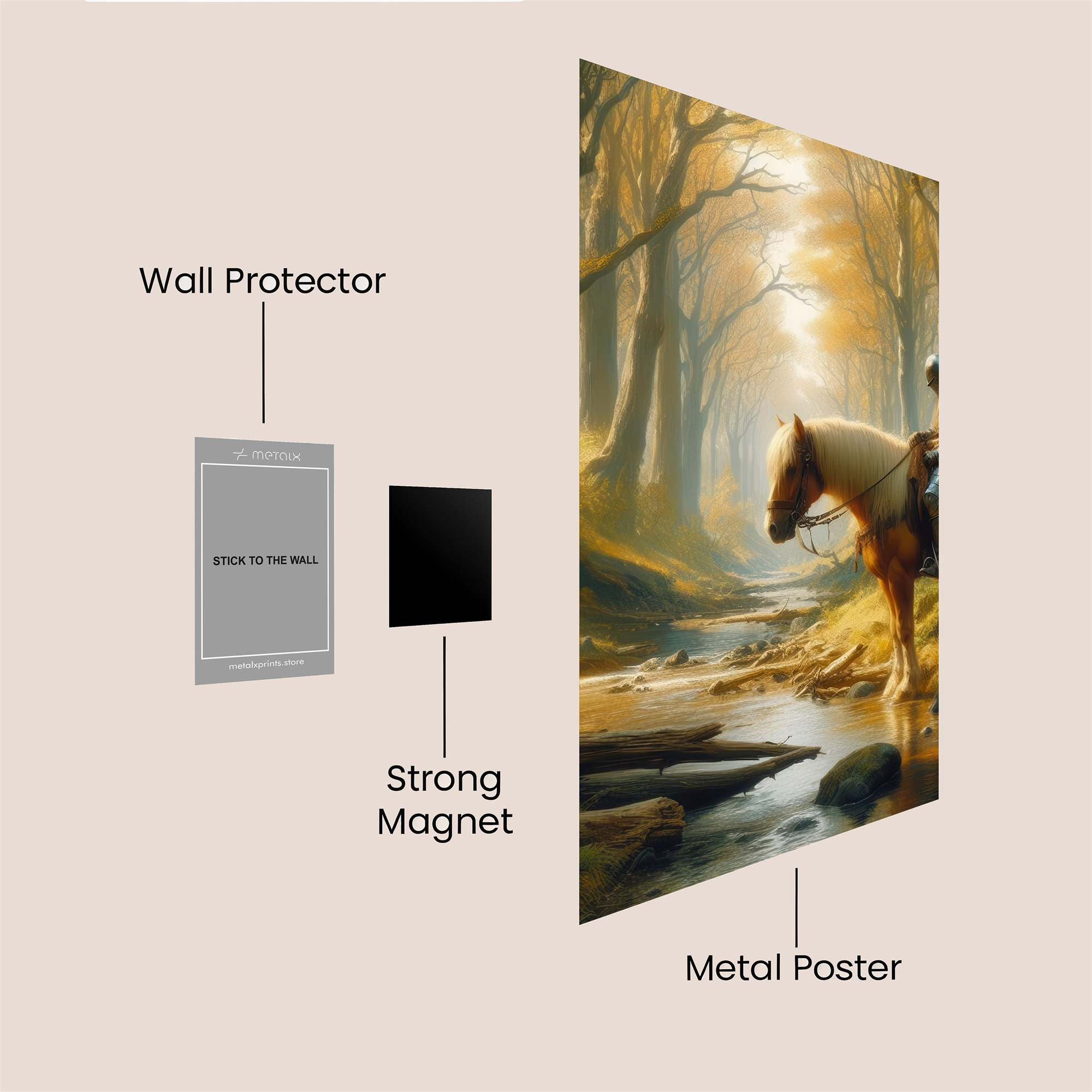 Knightly Tranquil Safe Wall Magnetic / M