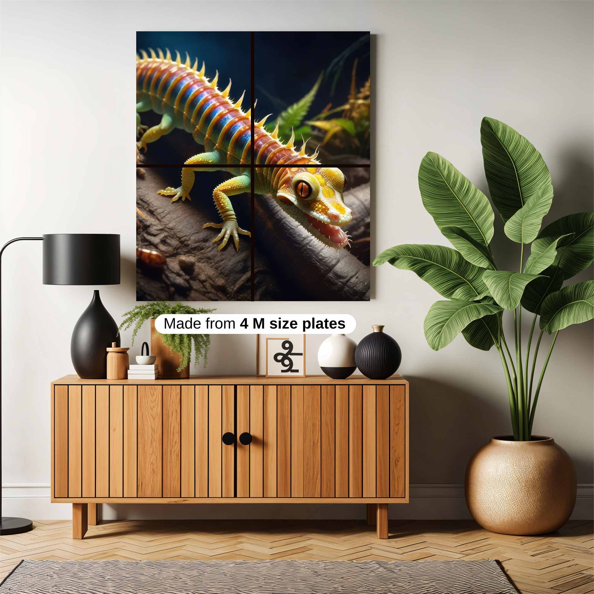 Lizard Vibrant Safe Wall Magnetic / M