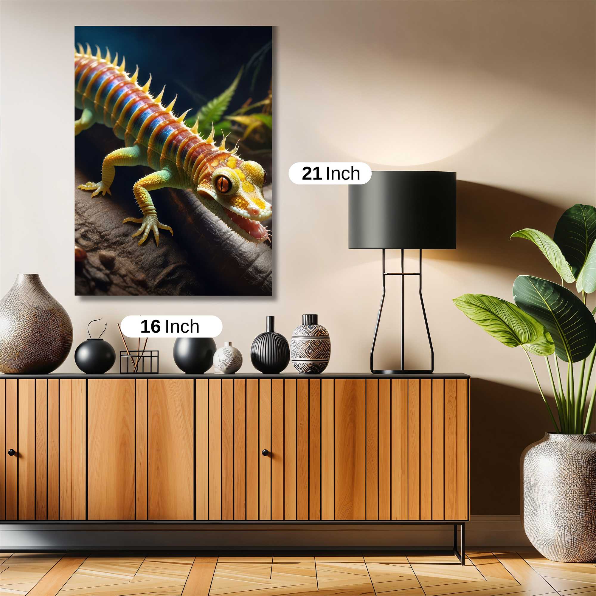 Lizard Vibrant Safe Wall Magnetic / M