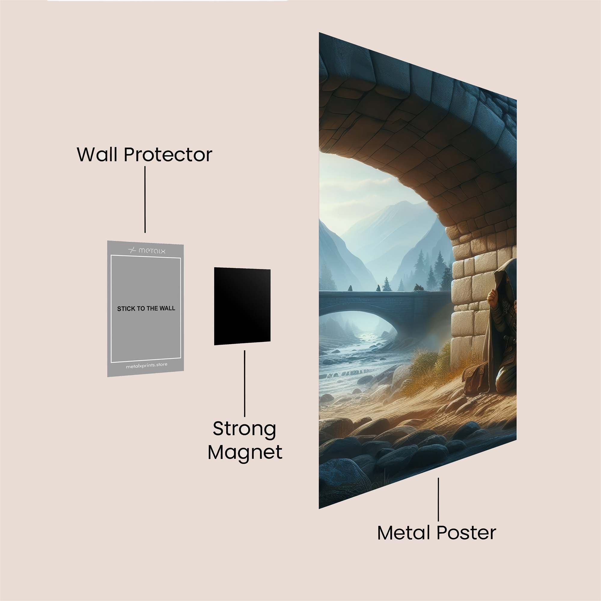 Pilgrim's Solace Safe Wall Magnetic / M
